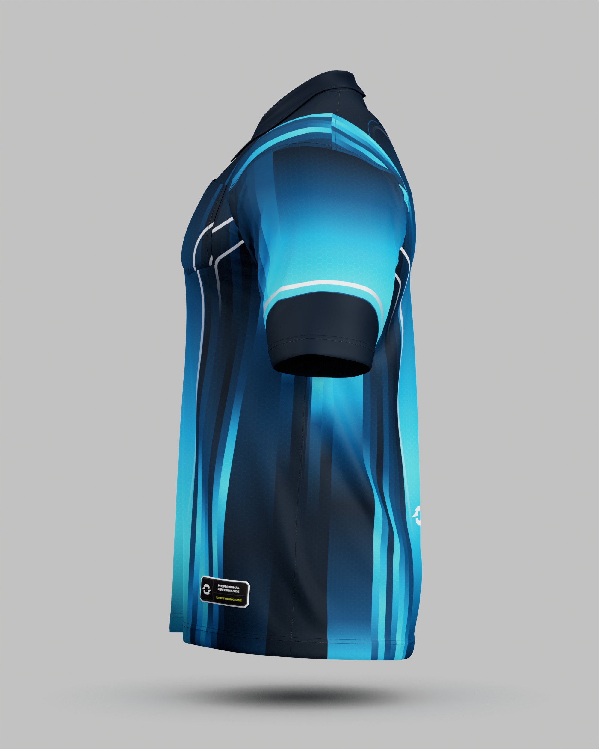 Blaze 3 Button Polo Collar Jersey With Pocket