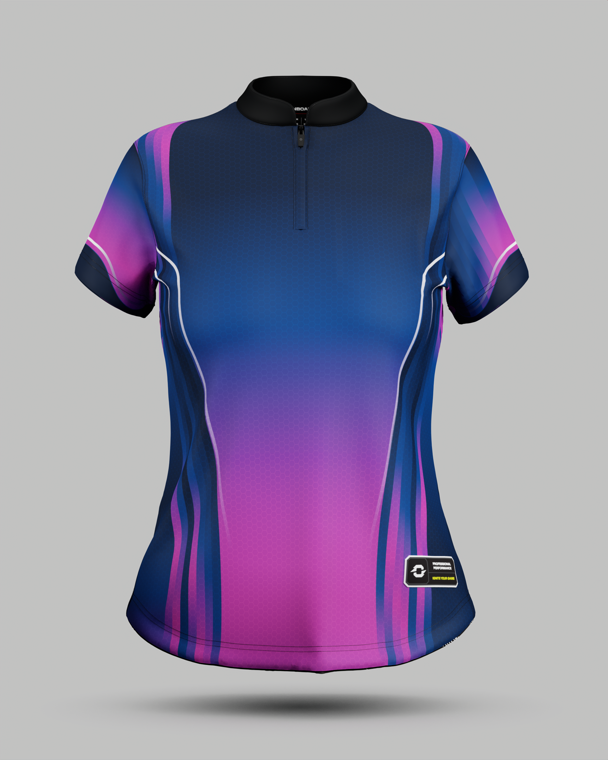 Womens Blaze 1/4 Zip Pro Collar Jersey