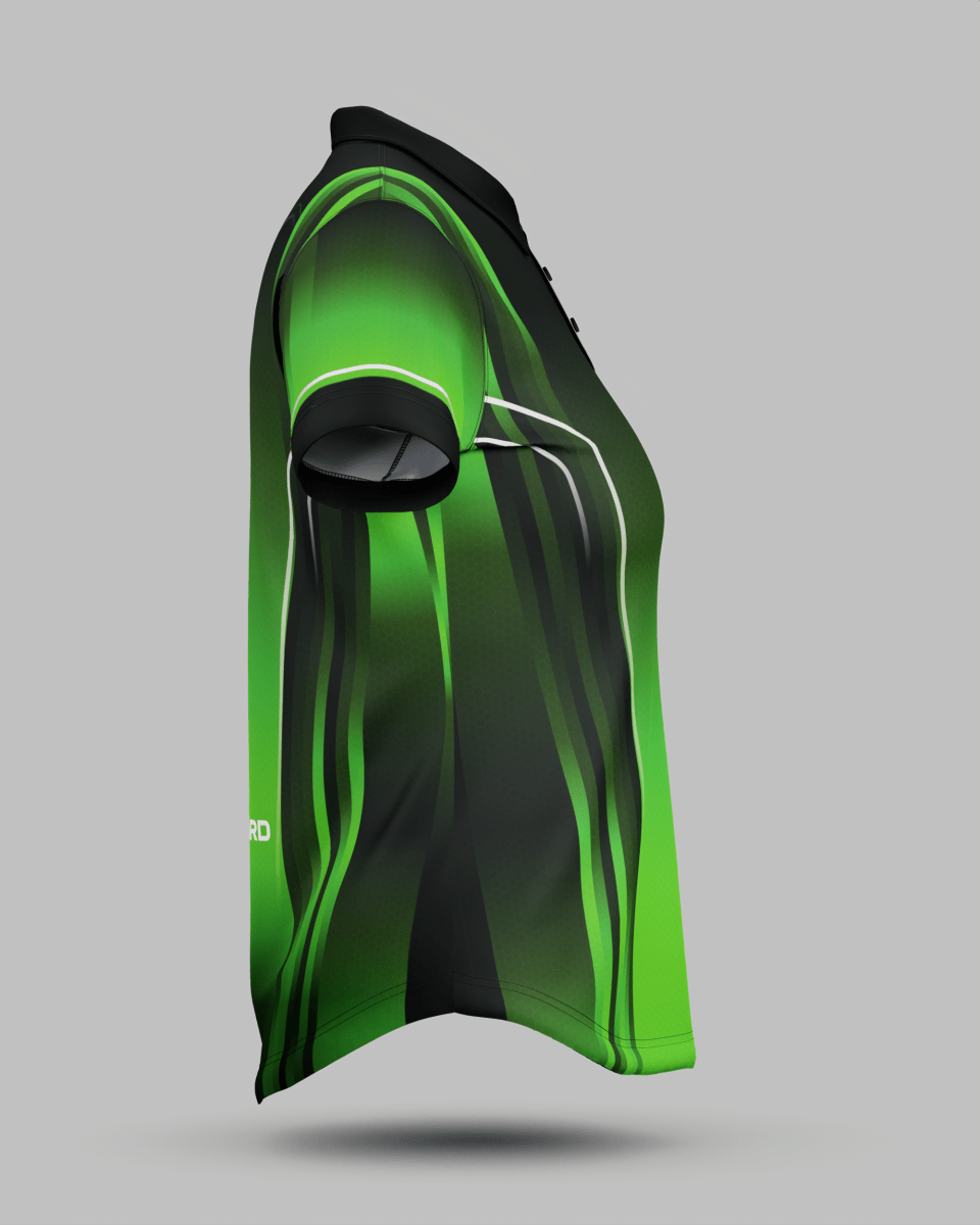 Womens Blaze 3 Button Polo Collar Jersey - Onboard Sportswear