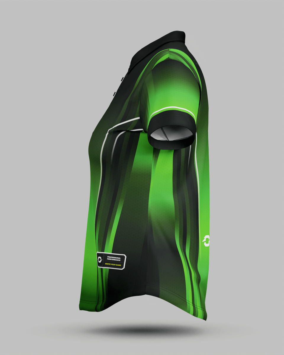 Womens Blaze 3 Button Polo Collar Jersey - Onboard Sportswear