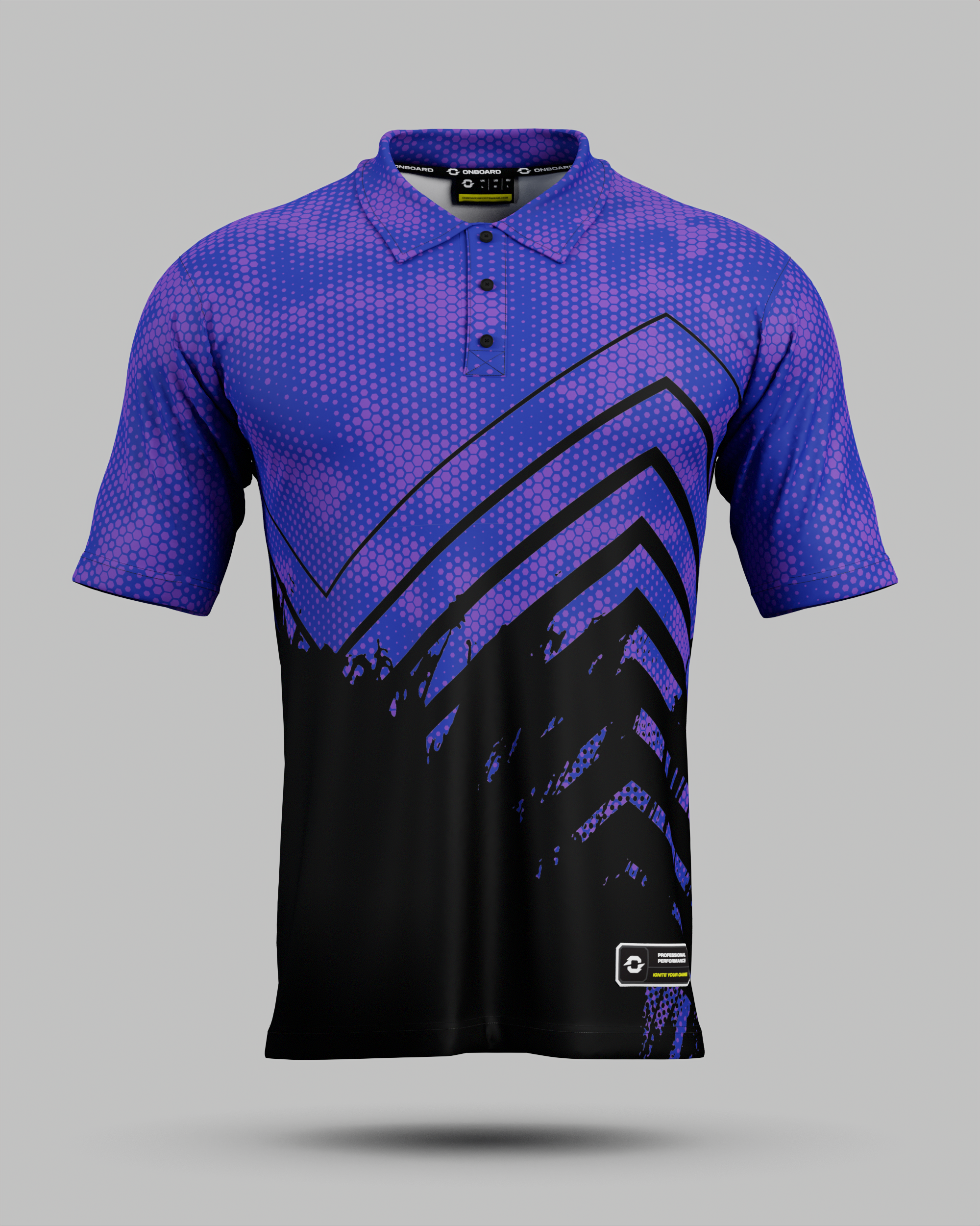 Boston 3 Button Polo Collar Jersey