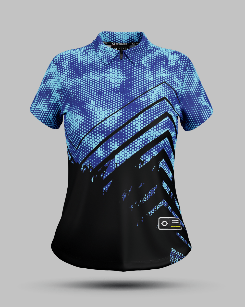 Womens Boston 1/4 Zip Pro Collar Jersey - Onboard Sportswear