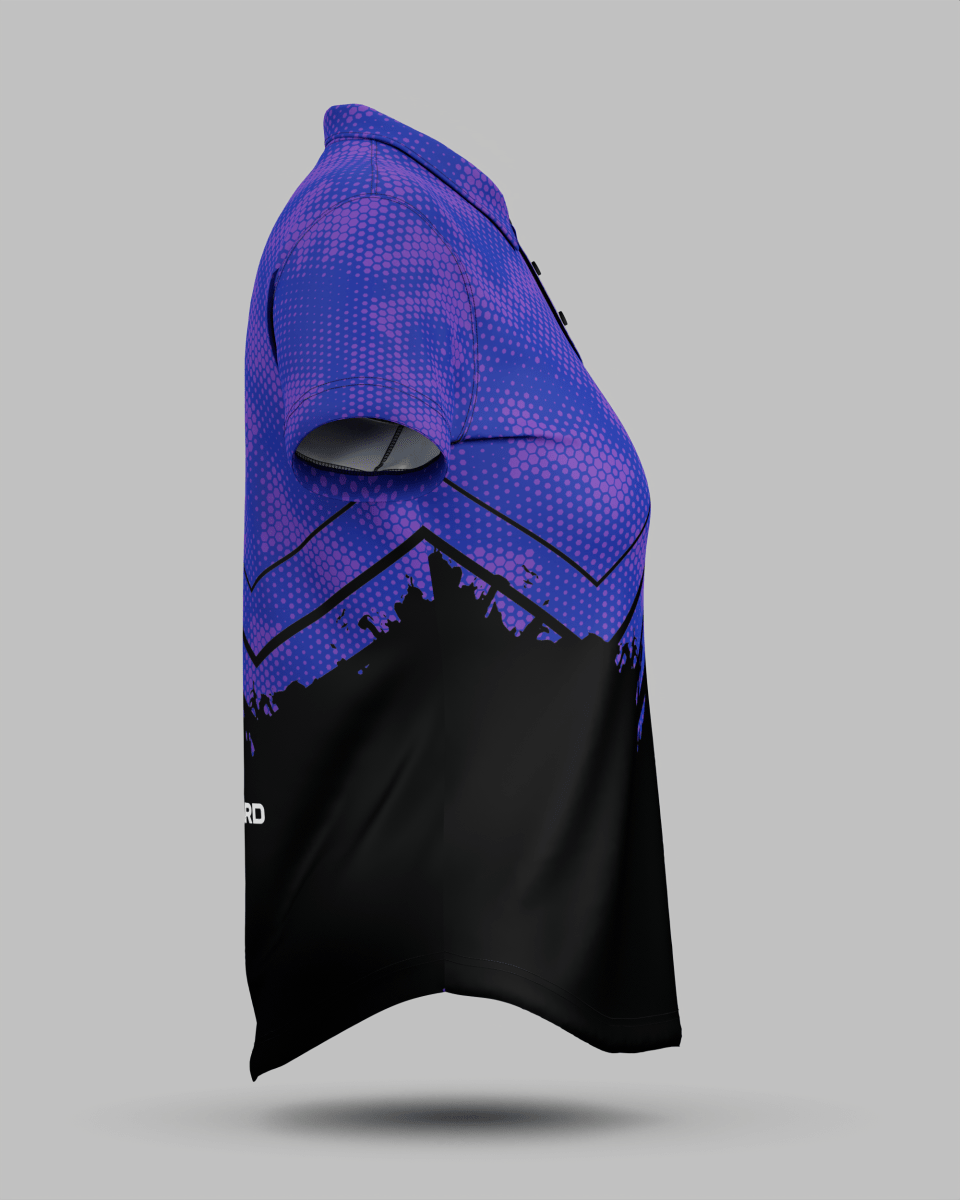 Womens Boston 3 Button Polo Collar Jersey - Onboard Sportswear