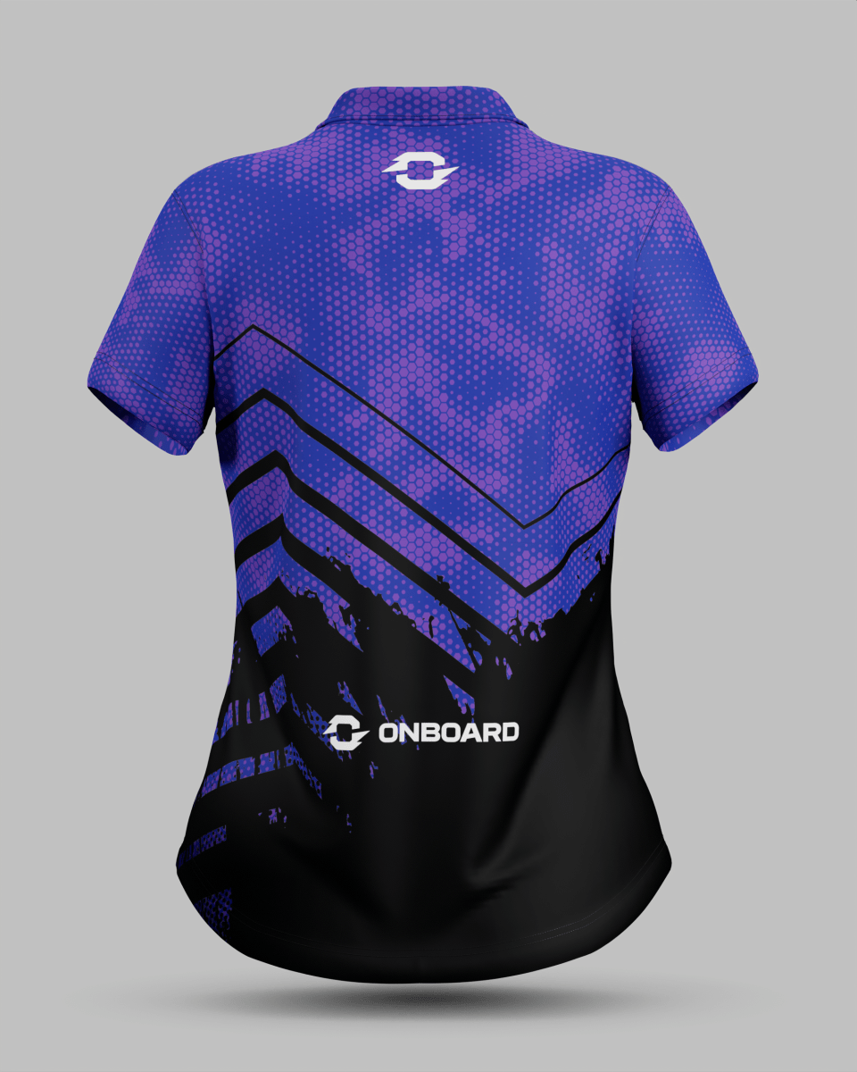 Womens Boston 3 Button Polo Collar Jersey - Onboard Sportswear