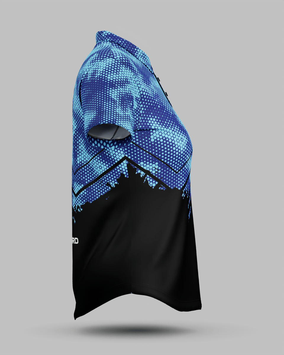 Womens Boston 3 Button Polo Collar Jersey - Onboard Sportswear