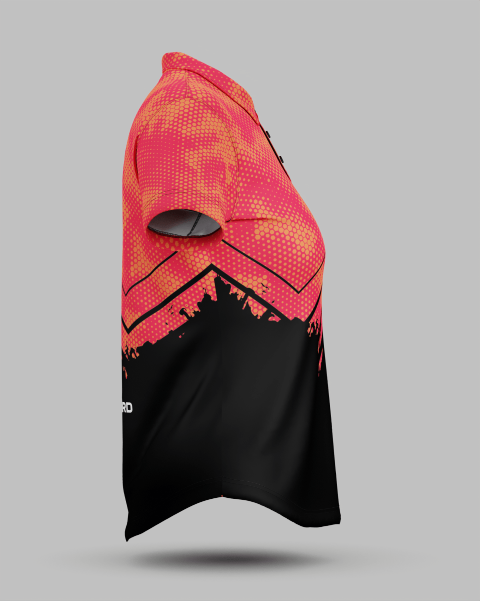 Womens Boston 3 Button Polo Collar Jersey - Onboard Sportswear