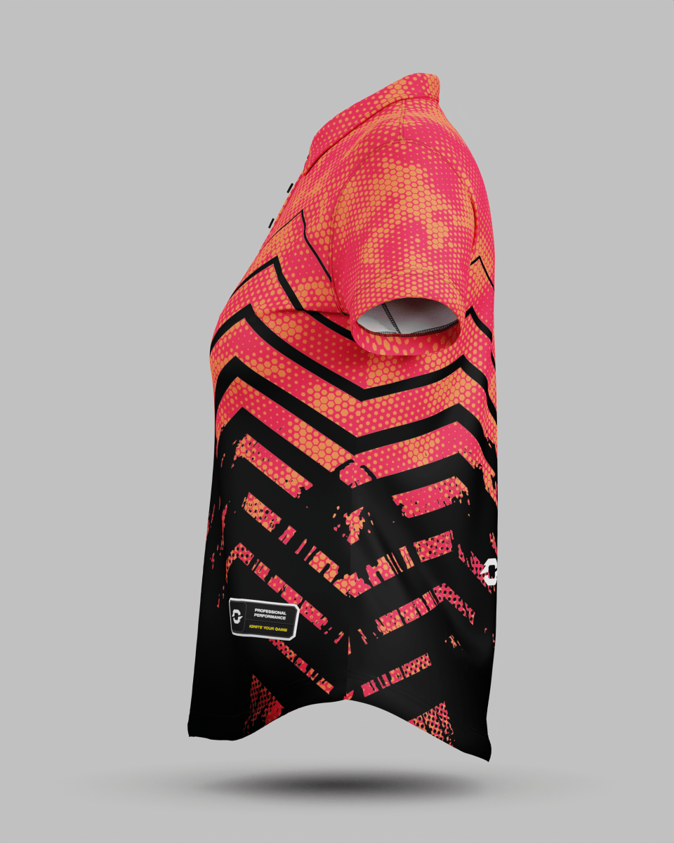 Womens Boston 3 Button Polo Collar Jersey - Onboard Sportswear