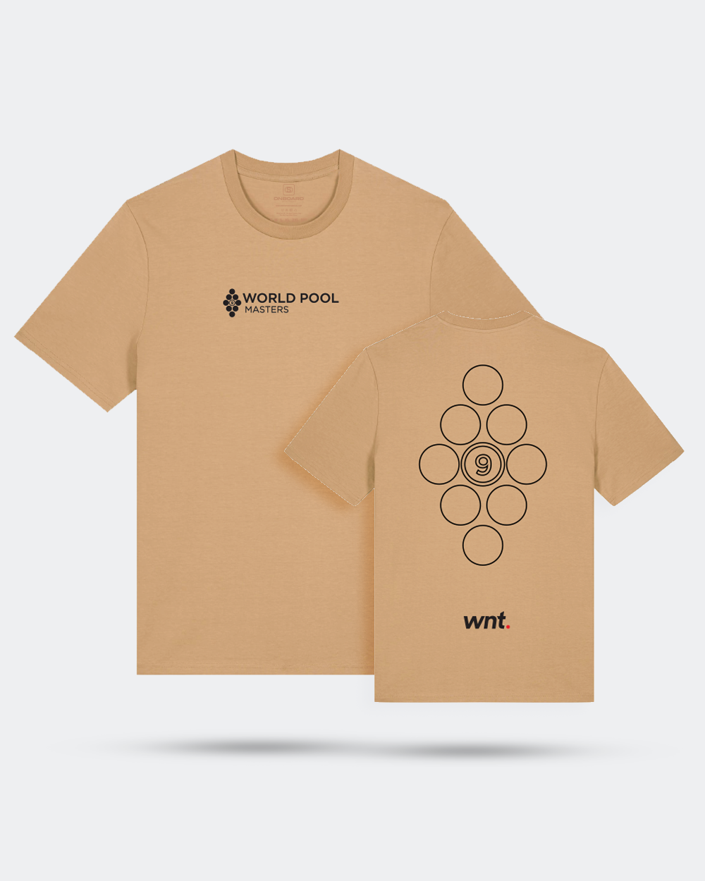 Official 2024 World Pool Masters Event Tee In Latte