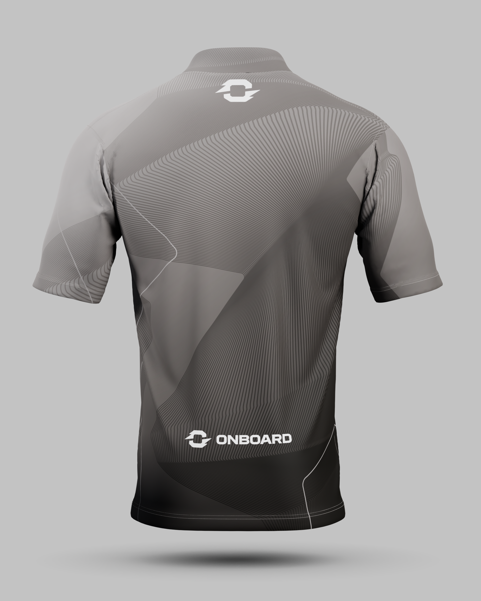 Express California 1/4 Zip Pro Collar Jersey Graphite