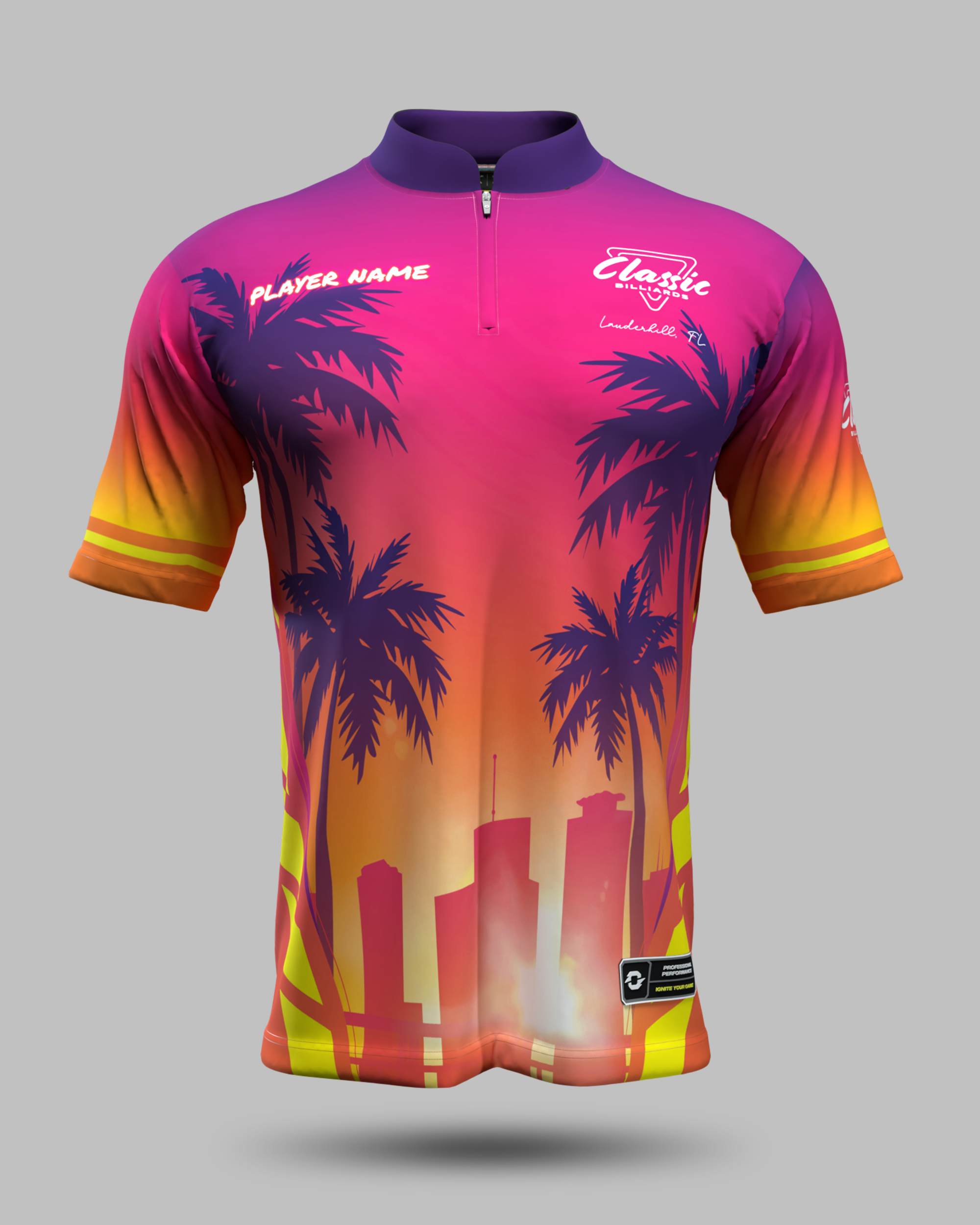 Classic Billiards Jersey Sunset