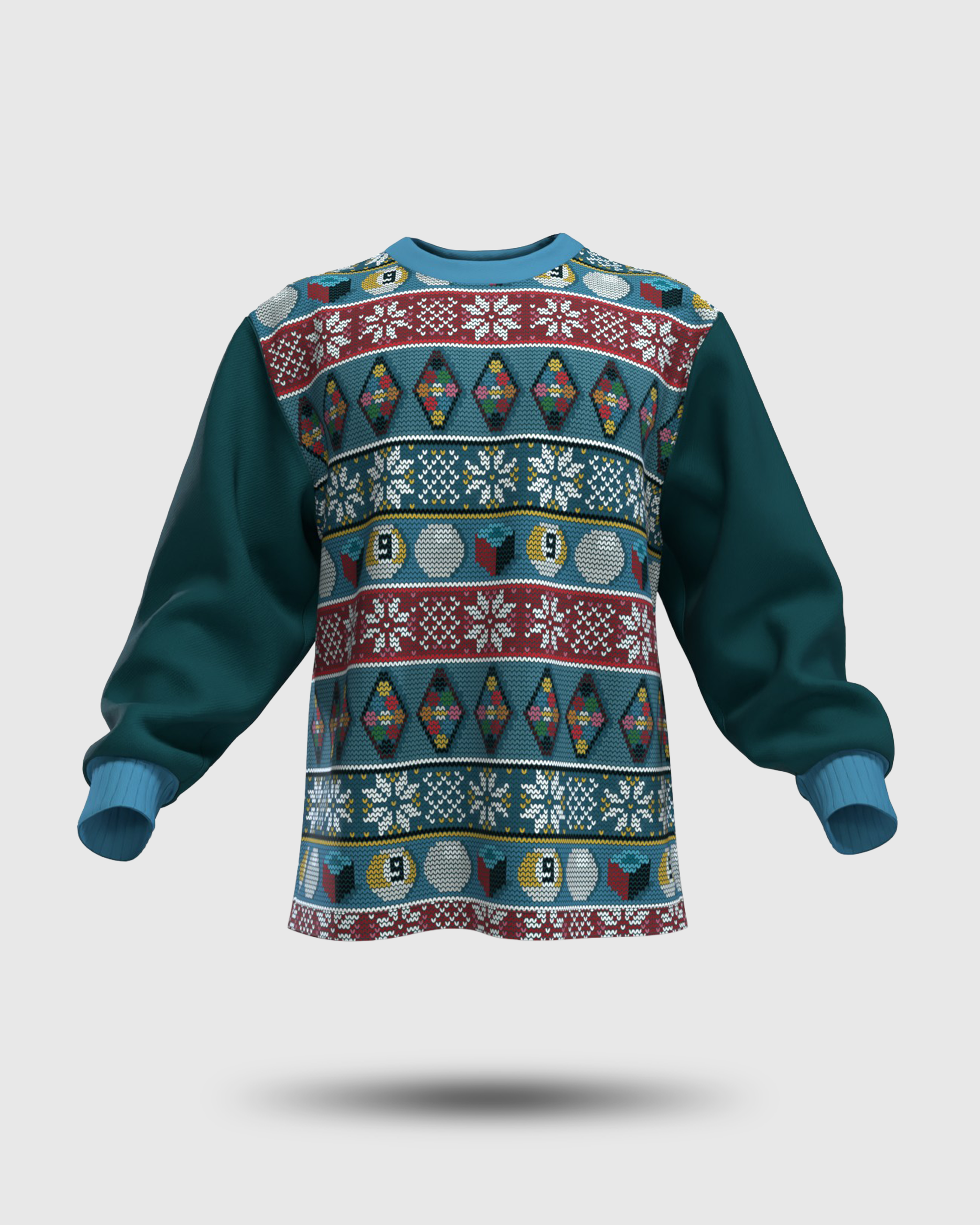 Christmas 9 Ball Pool Sweater