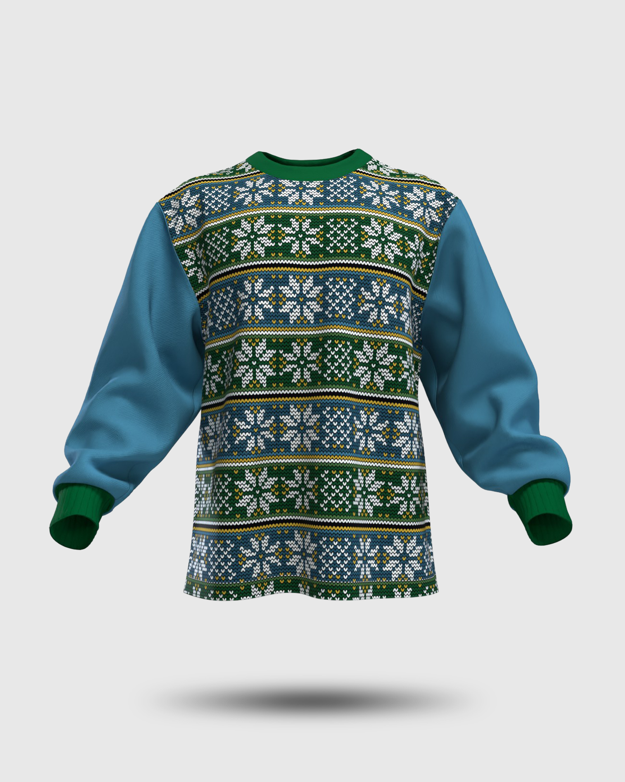Christmas Sweater Blue