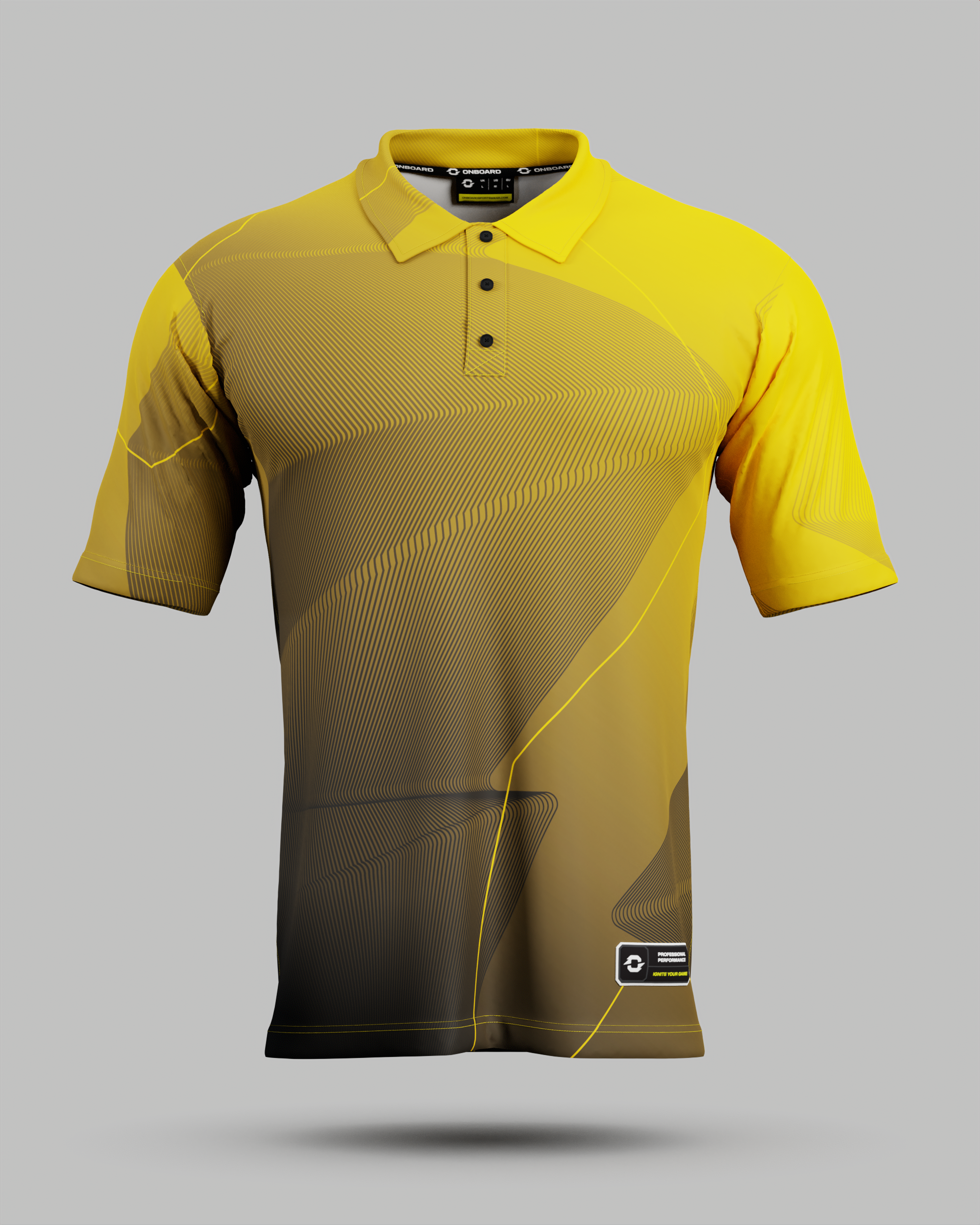 California 3 Button Polo Collar Jersey