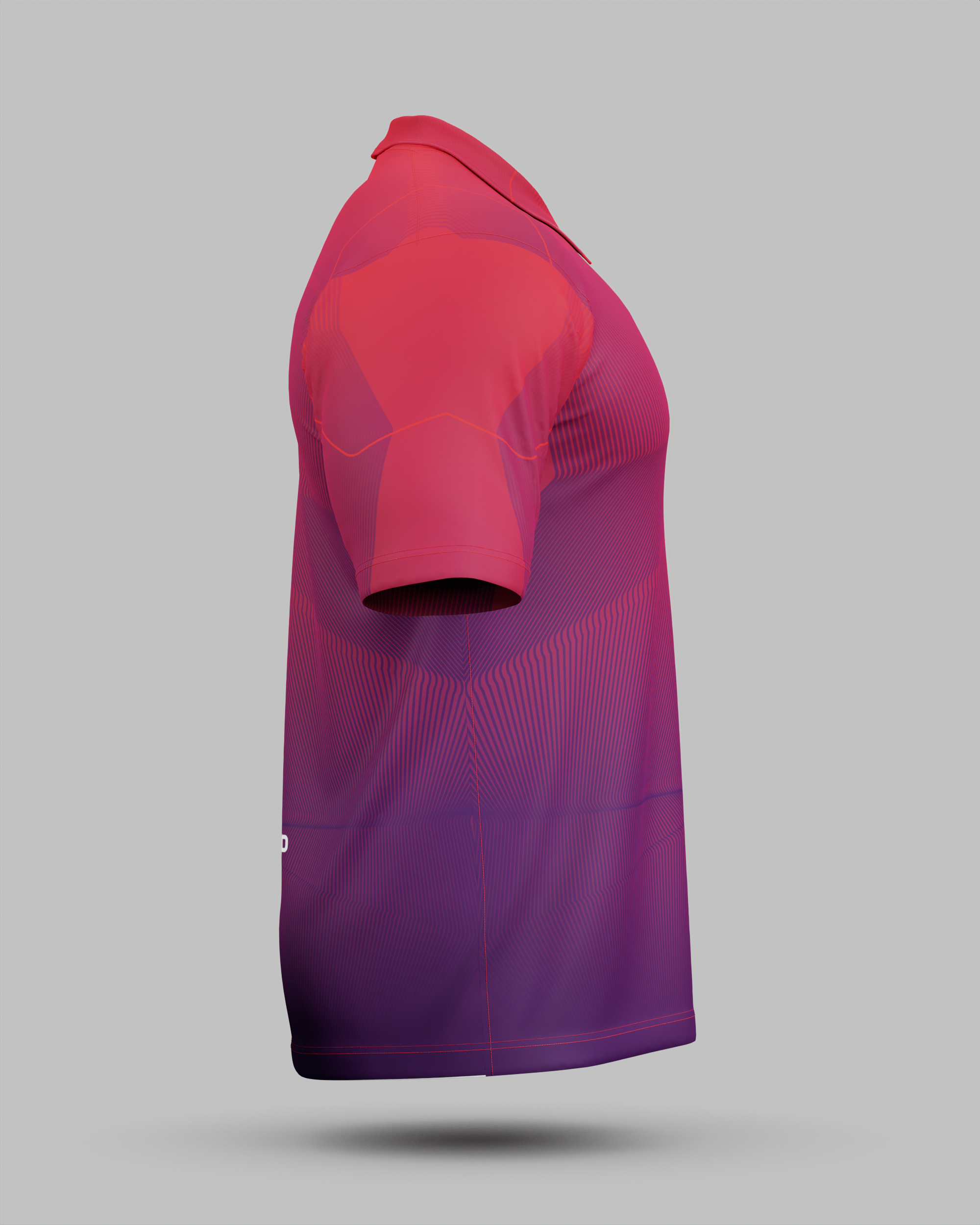California 3 Button Polo Collar Jersey With Pocket
