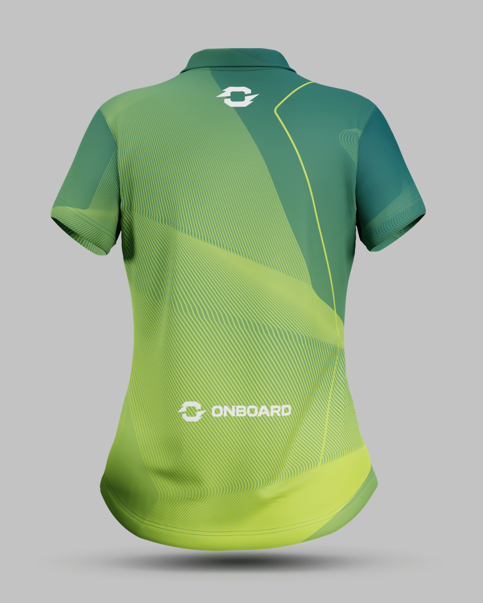 Womens California 1/4 Zip Polo Collar Jersey - Onboard Sportswear
