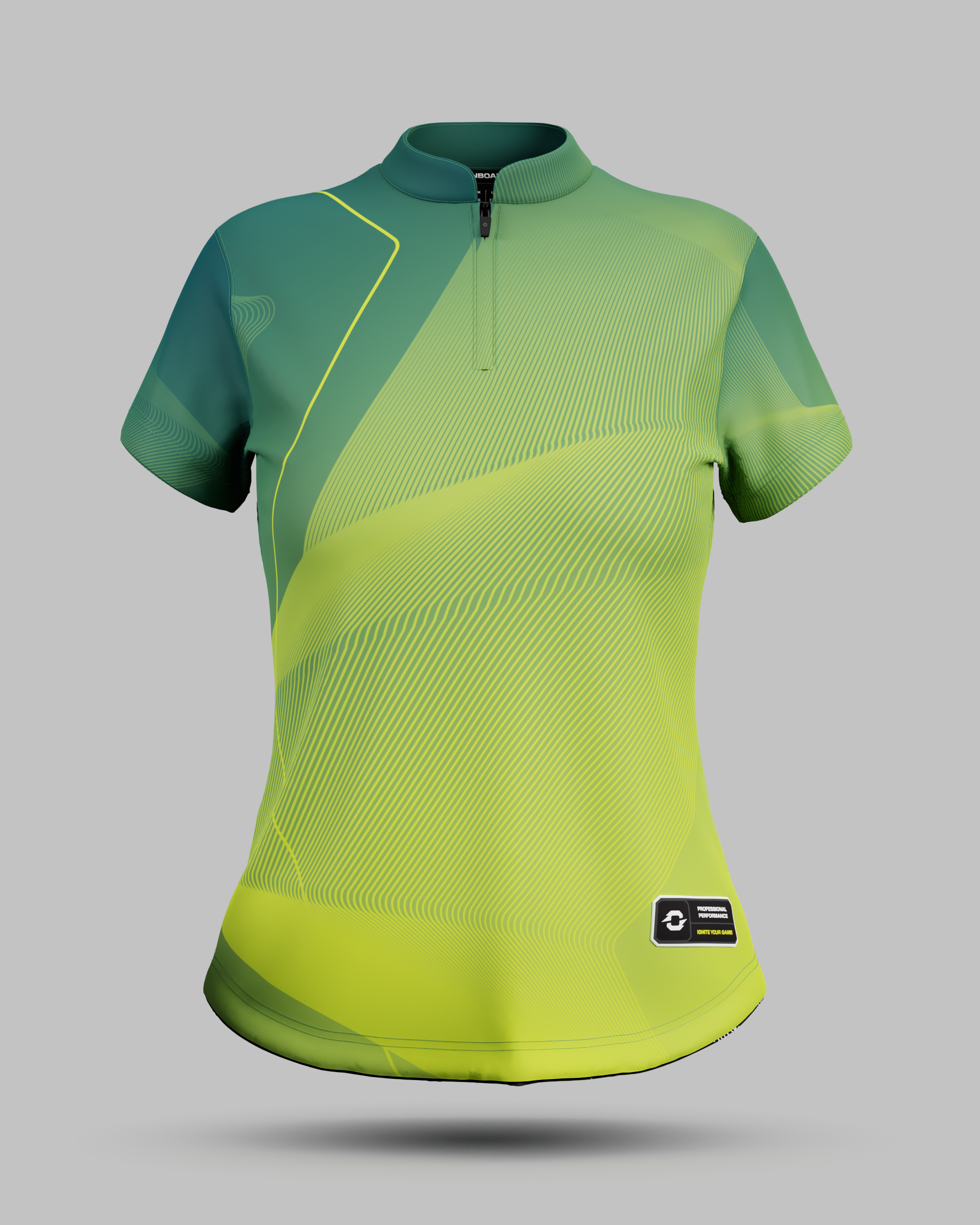 Womens California 1/4 Zip Pro Collar Jersey