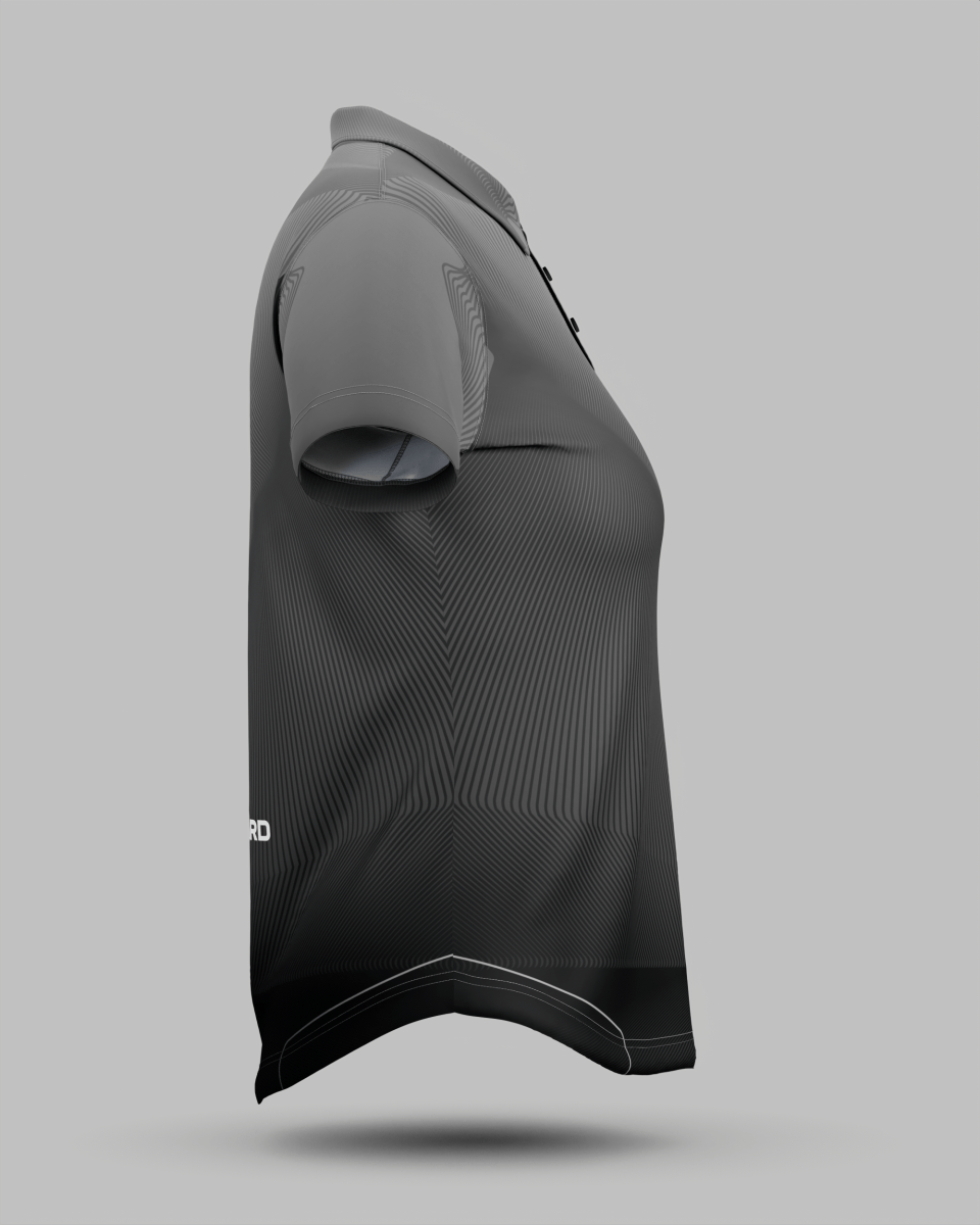 Womens California 3 Button Polo Collar Jersey - Onboard Sportswear