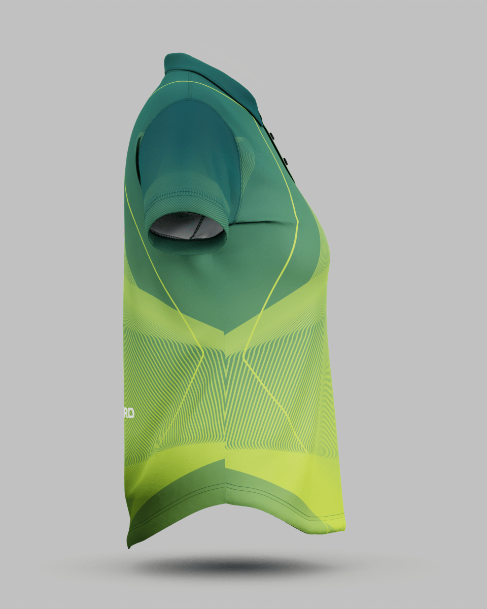 Womens California 3 Button Polo Collar Jersey - Onboard Sportswear