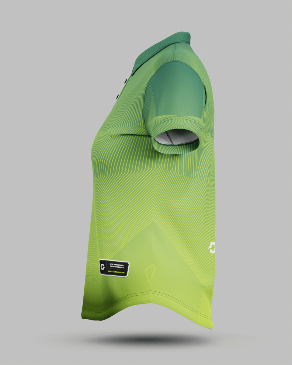 Womens California 3 Button Polo Collar Jersey - Onboard Sportswear