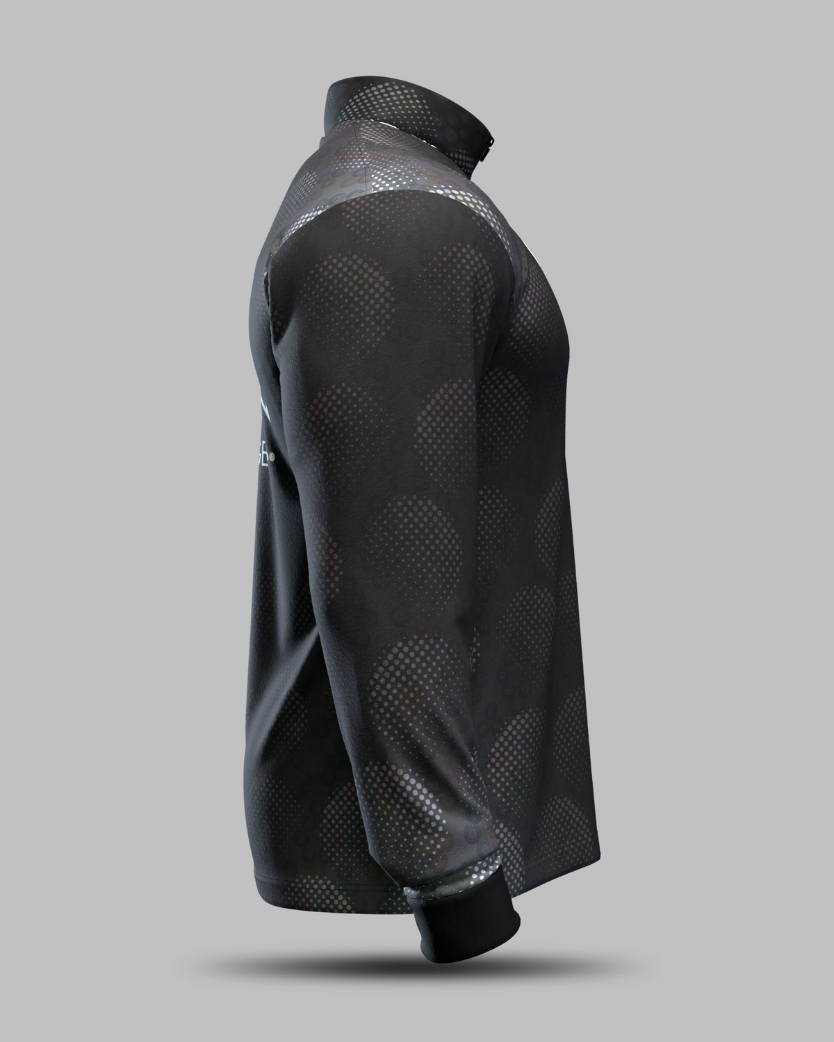 Cushion Lounge 1/2 Zip Midlayer Black