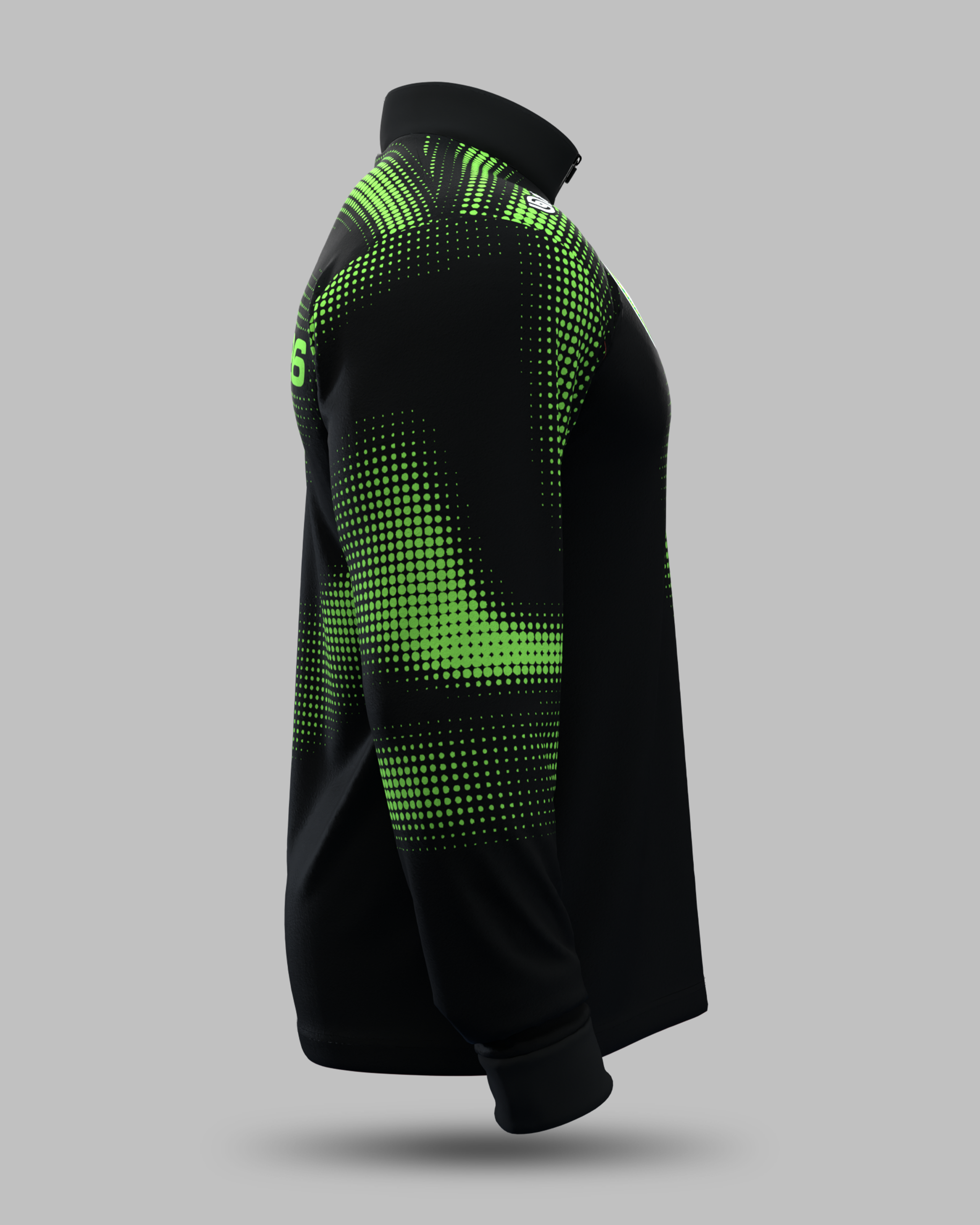 Official 2026 IPA Tour 1/2 Zip Mid Layer (Black/Green)