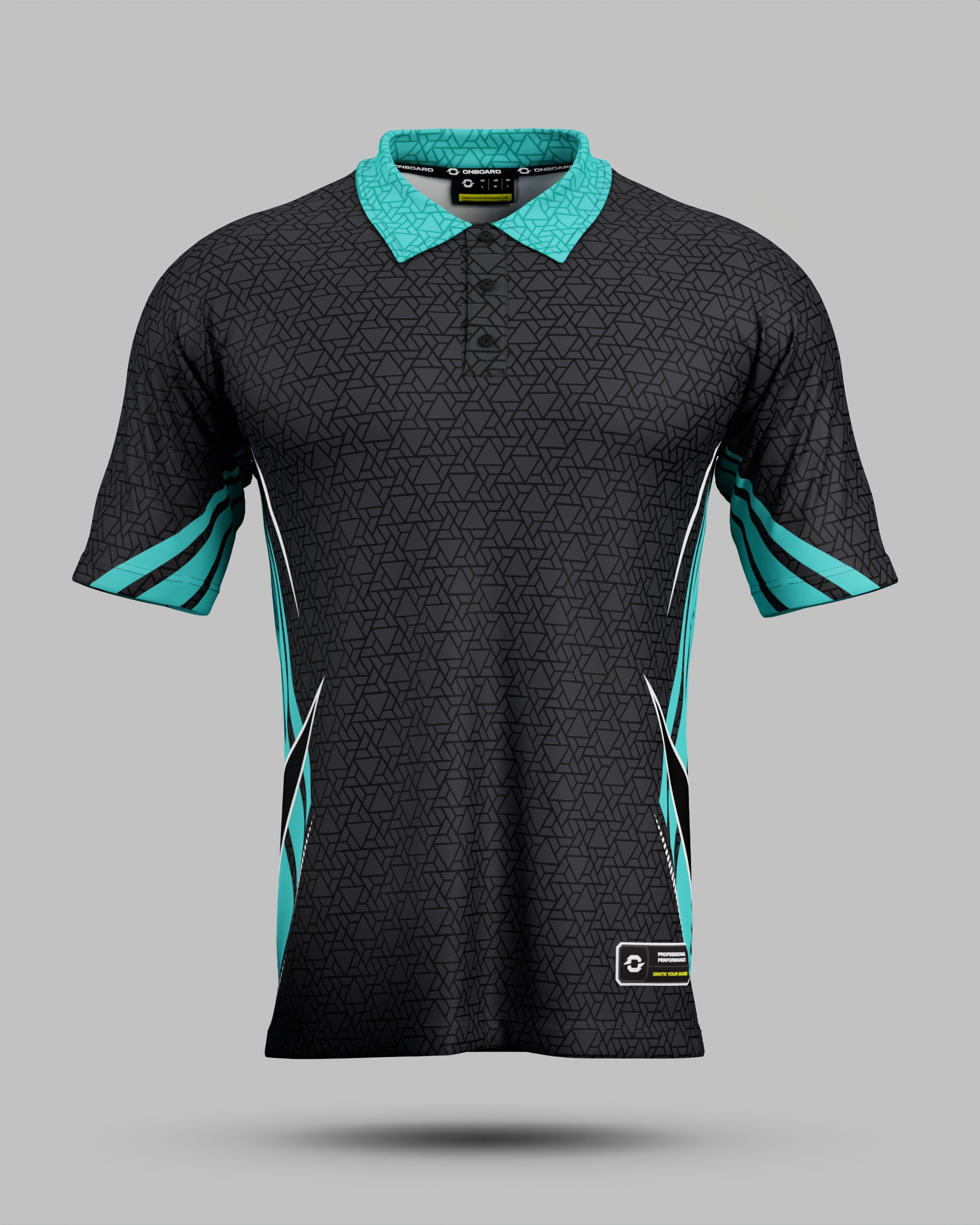 Denver 3 Button Polo Collar Jersey