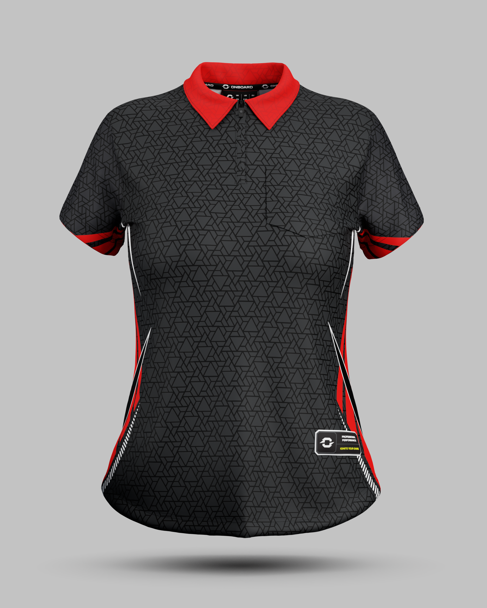 Womens Denver 1/4 Zip Polo Collar Jersey