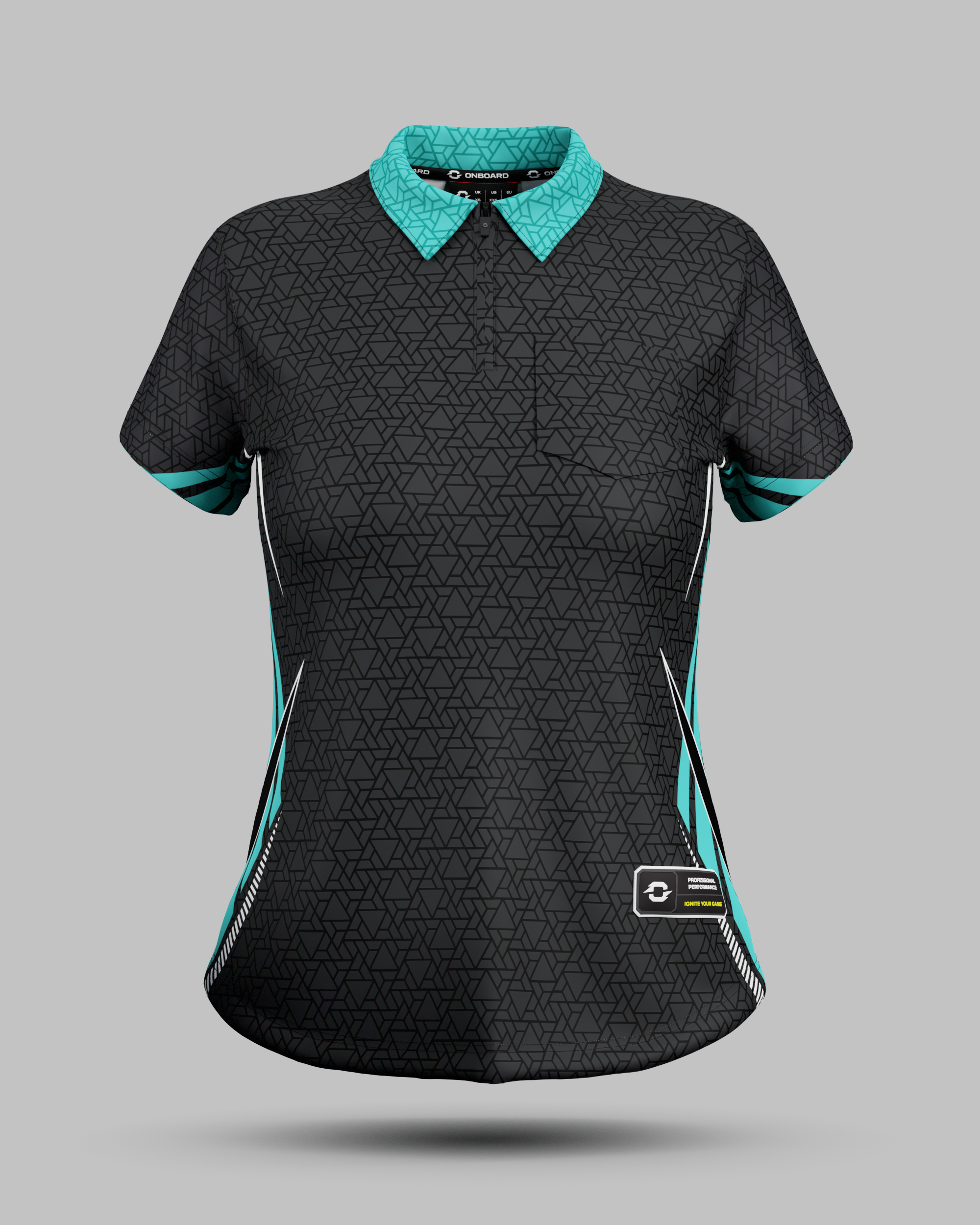 Womens Denver 1/4 Zip Polo Collar Jersey