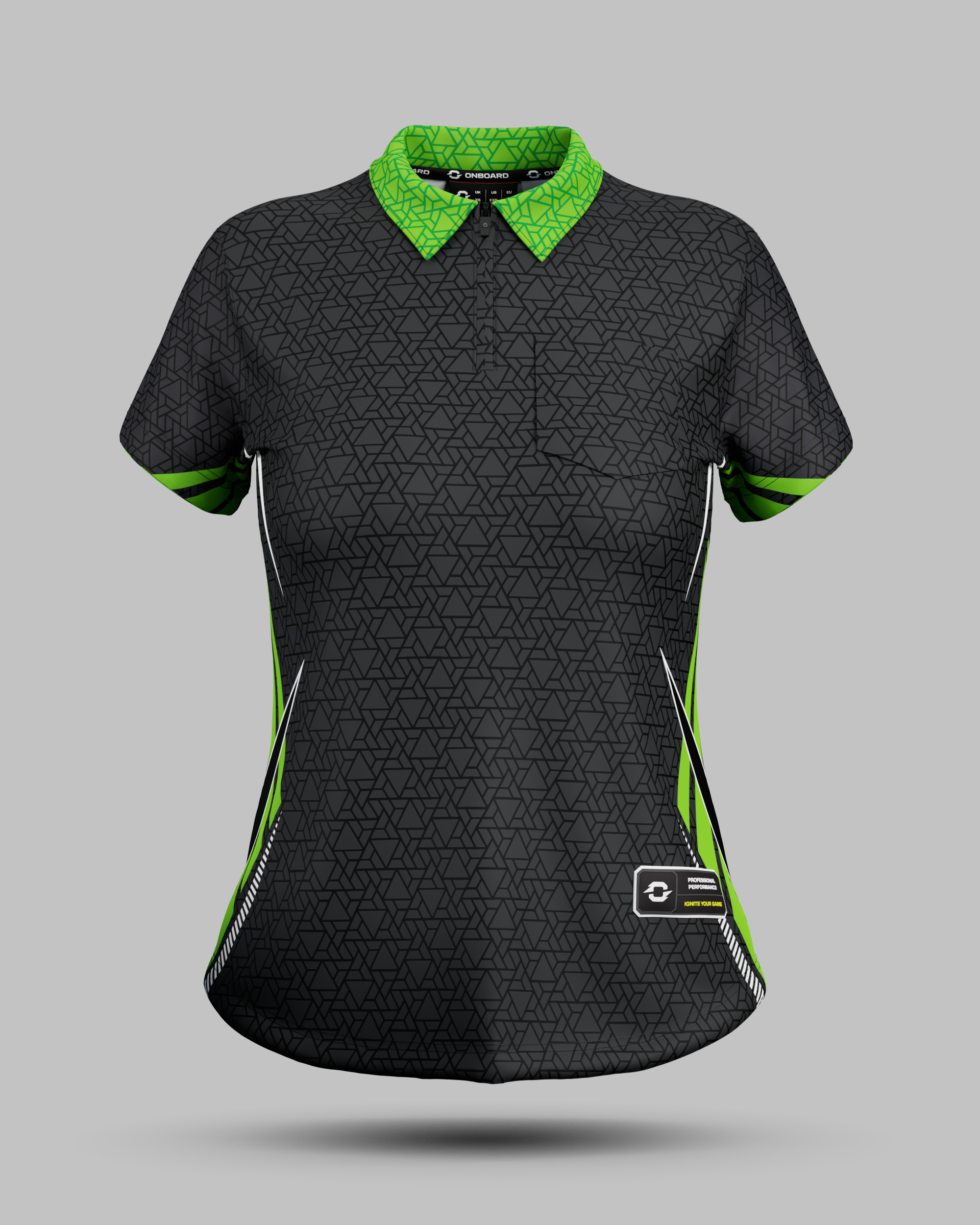Womens Denver 1/4 Zip Polo Collar Jersey