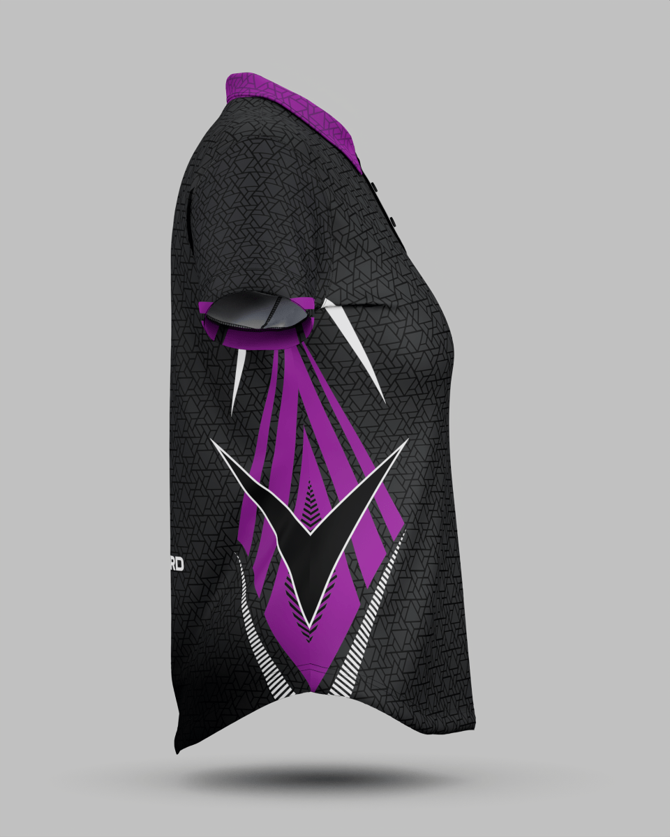 Womens Denver 3 Button Polo Collar Jersey - Onboard Sportswear