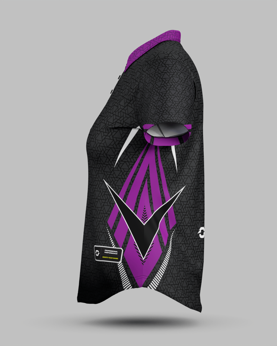 Womens Denver 3 Button Polo Collar Jersey - Onboard Sportswear