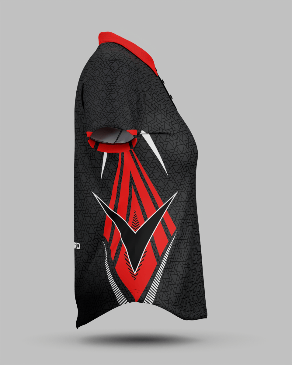 Womens Denver 3 Button Polo Collar Jersey - Onboard Sportswear