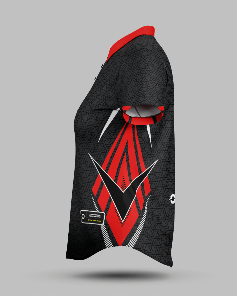 Womens Denver 3 Button Polo Collar Jersey - Onboard Sportswear