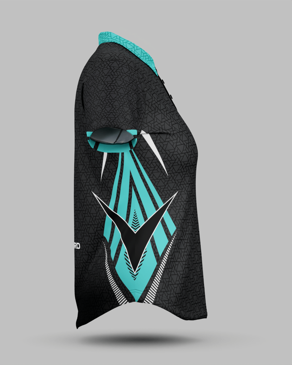 Womens Denver 3 Button Polo Collar Jersey - Onboard Sportswear