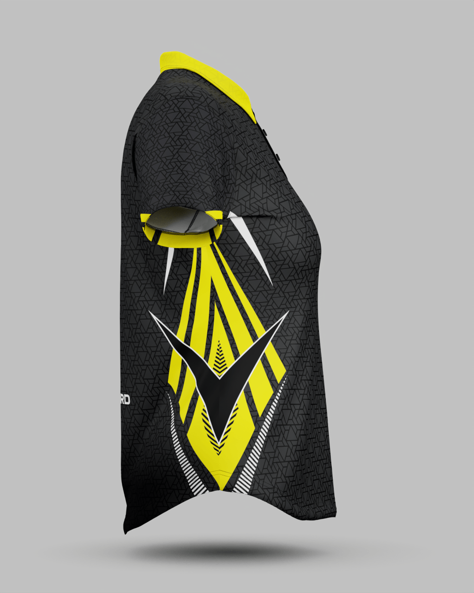 Womens Denver 3 Button Polo Collar Jersey - Onboard Sportswear