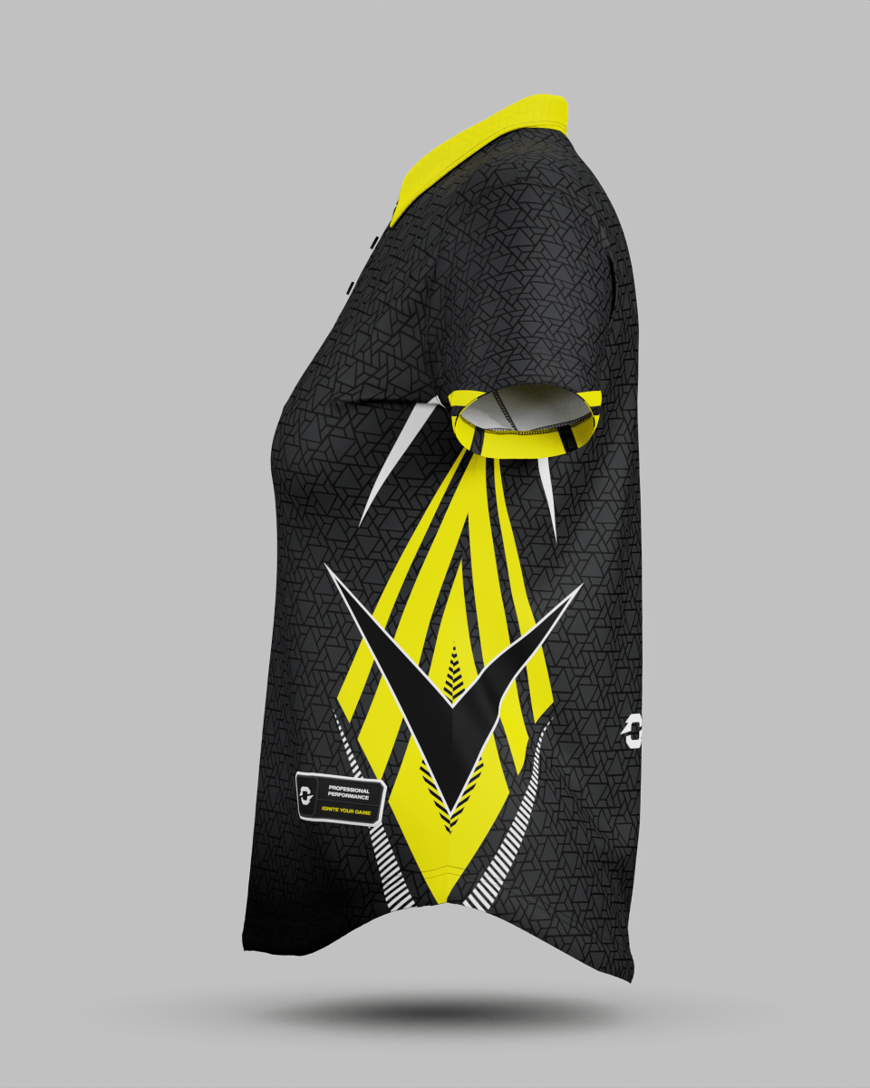 Womens Denver 3 Button Polo Collar Jersey - Onboard Sportswear