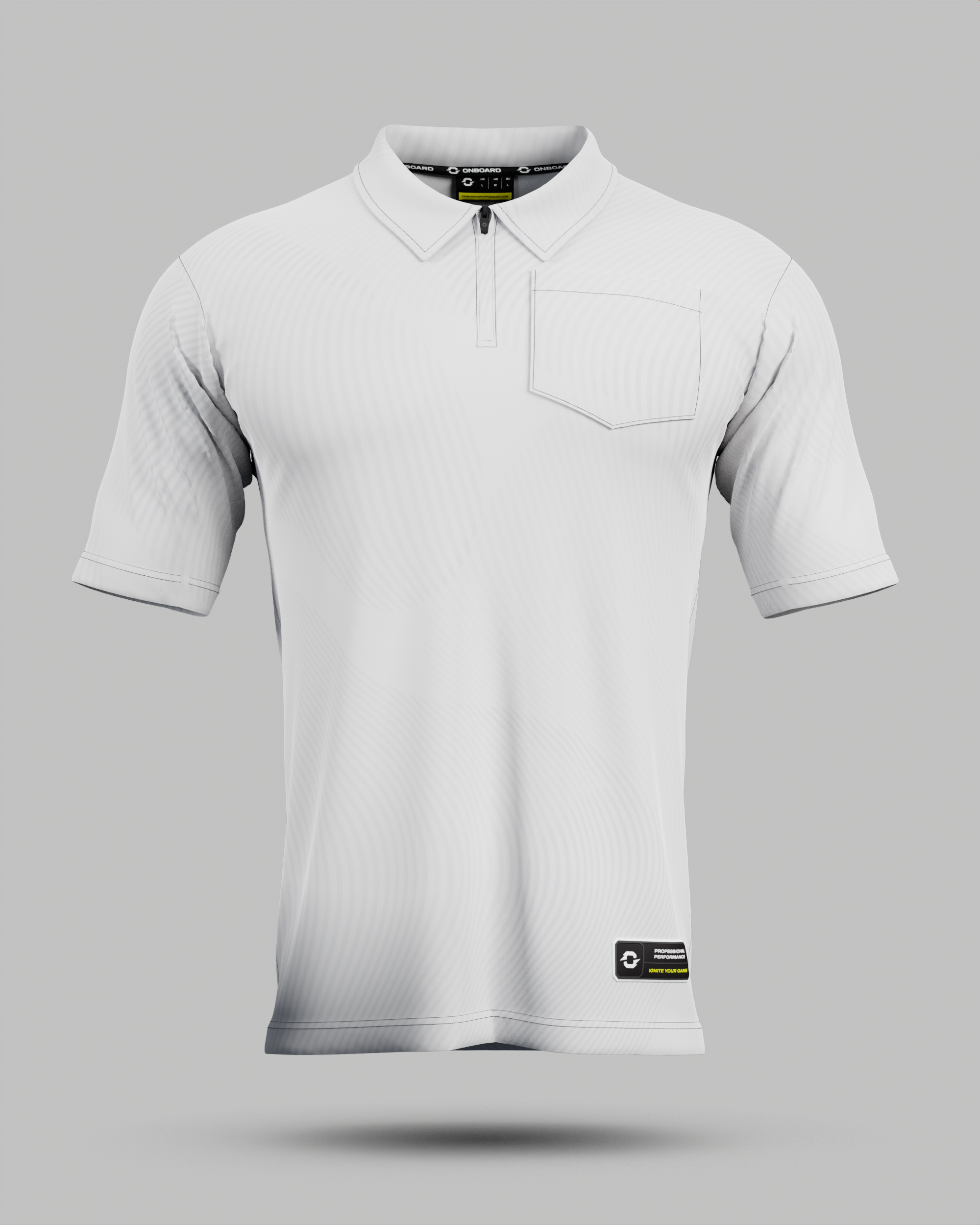 Youth Eclipse 1/4 Zip Polo Collar Jersey With Pocket