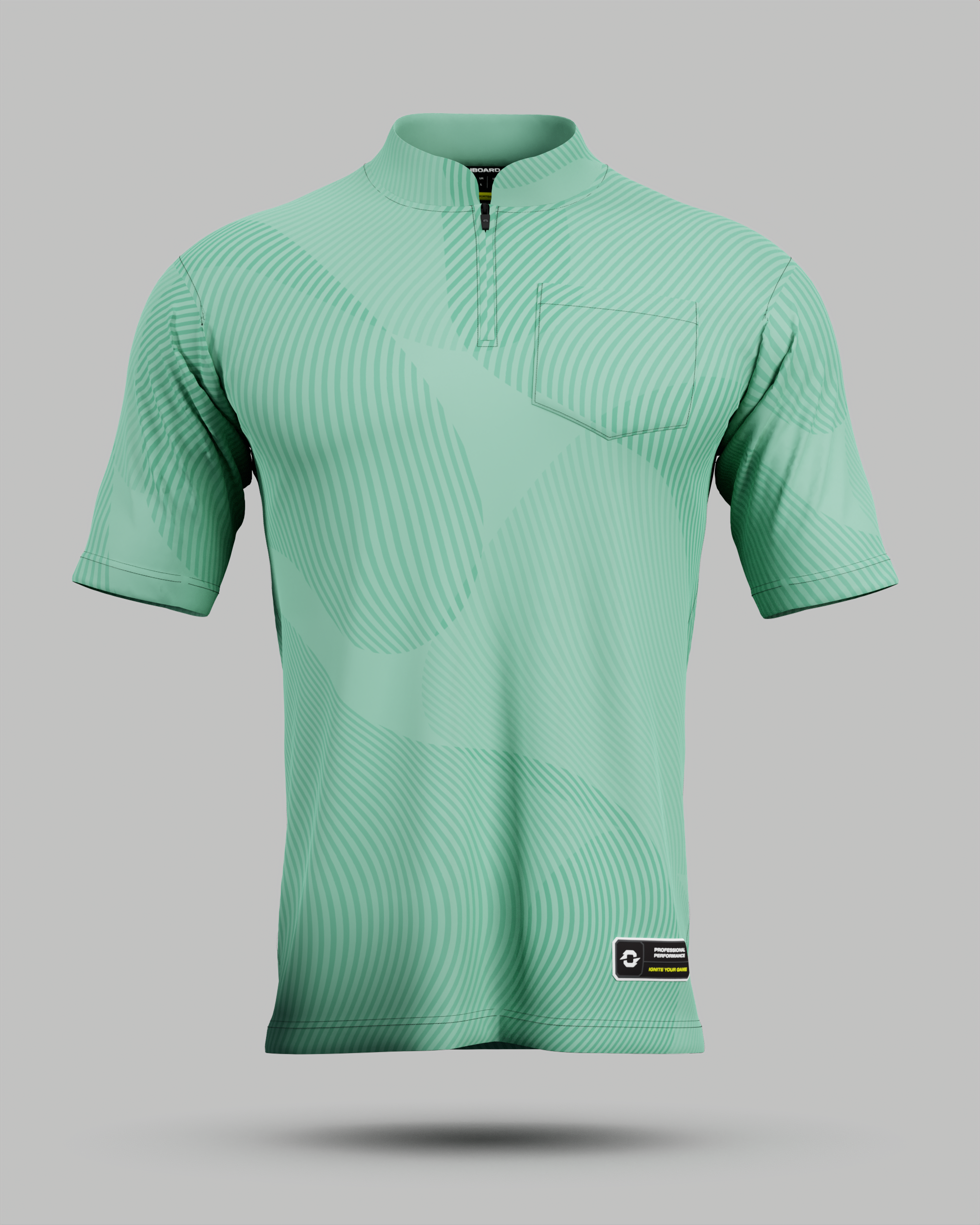 Youth Eclipse 1/4 Zip Pro Collar Jersey With Pocket