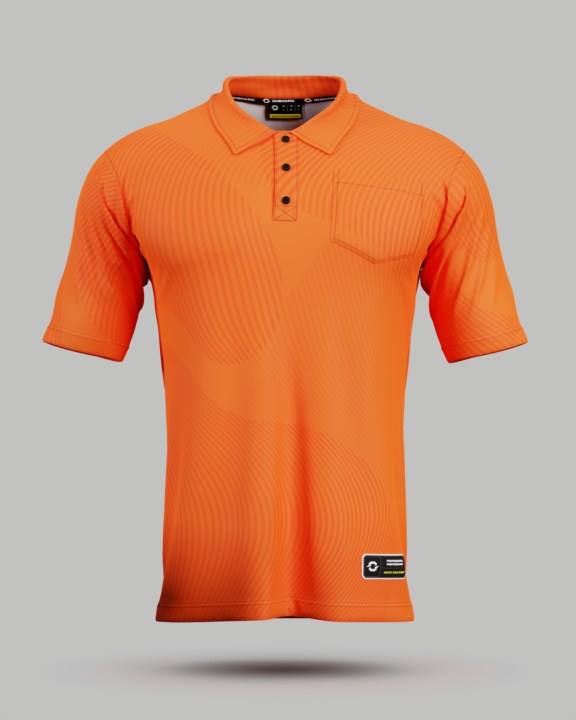 Youth Eclipse 3 Button Polo Collar Jersey With Pocket