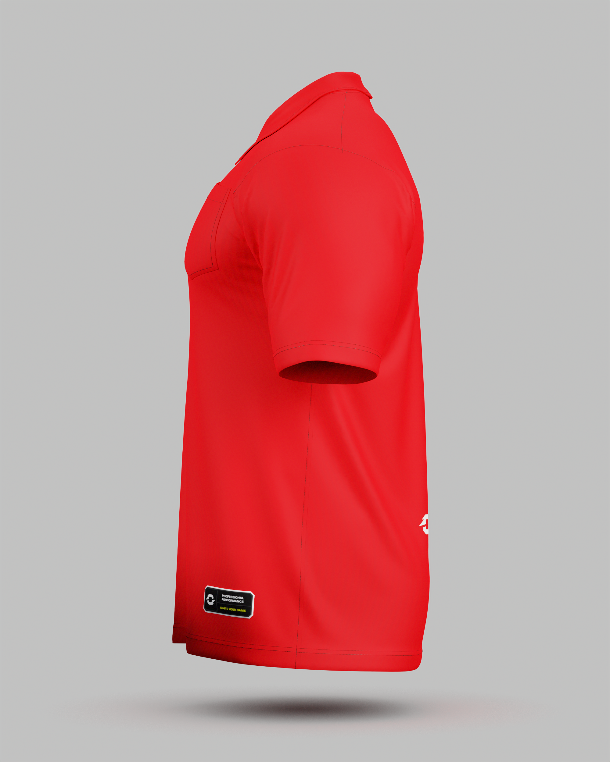 Youth Eclipse 3 Button Polo Collar Jersey With Pocket
