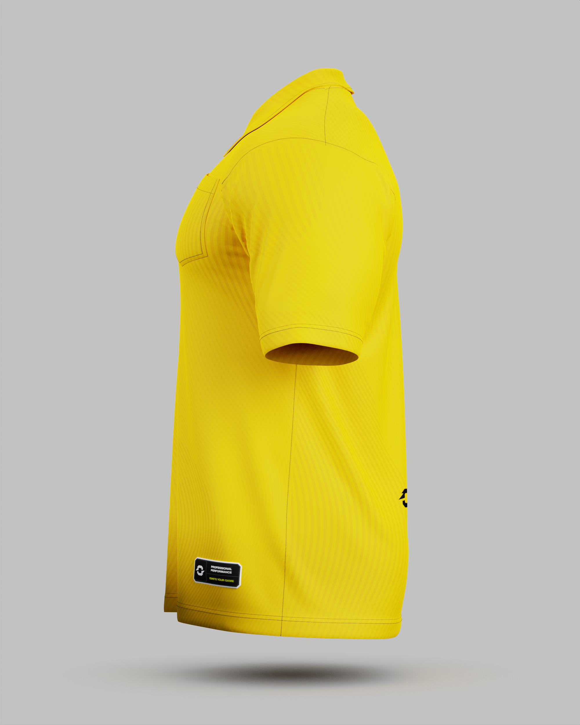 Youth Eclipse 3 Button Polo Collar Jersey With Pocket