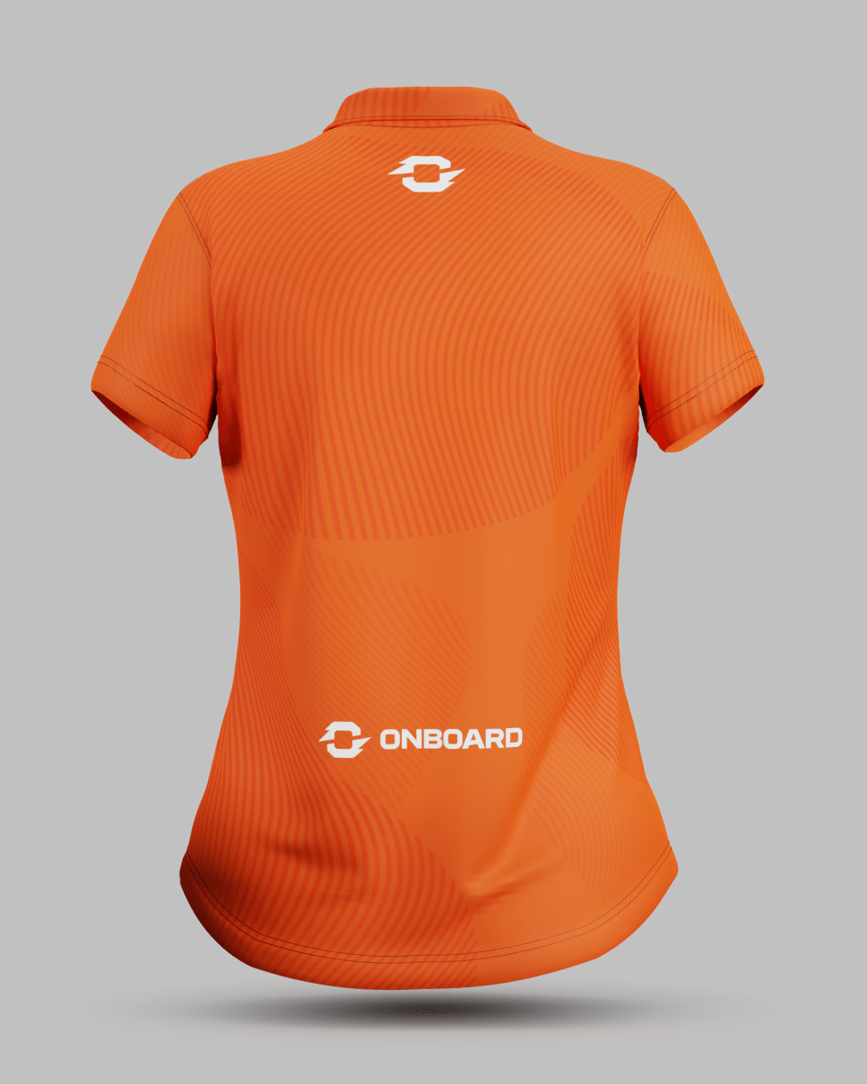 Womens Eclipse 1/4 Zip Polo Collar Jersey - Onboard Sportswear
