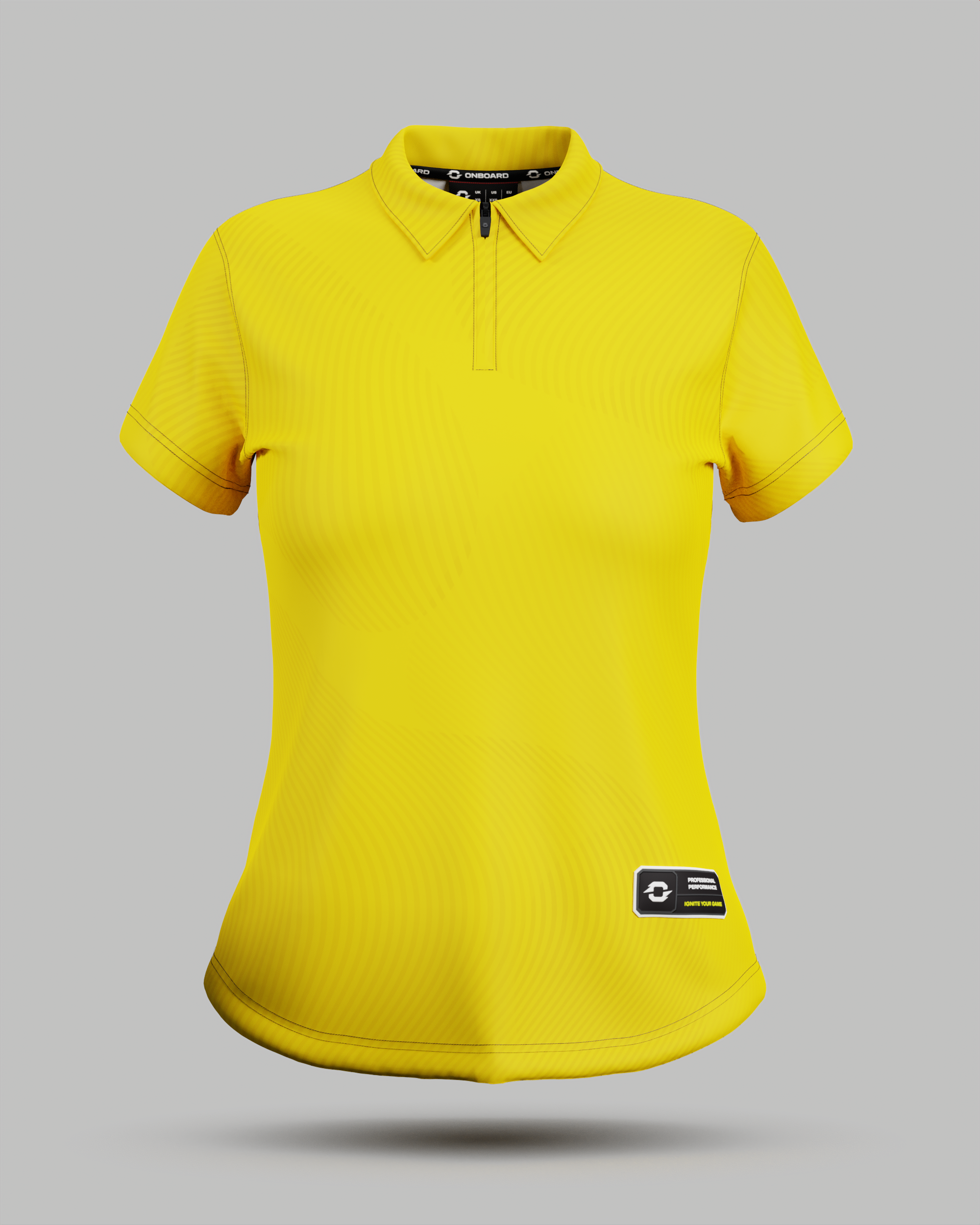 Womens Eclipse 1/4 Zip Polo Collar Jersey