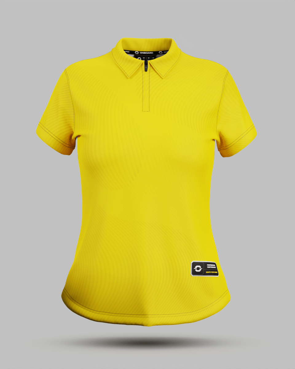 Womens Eclipse 1/4 Zip Polo Collar Jersey - Onboard Sportswear