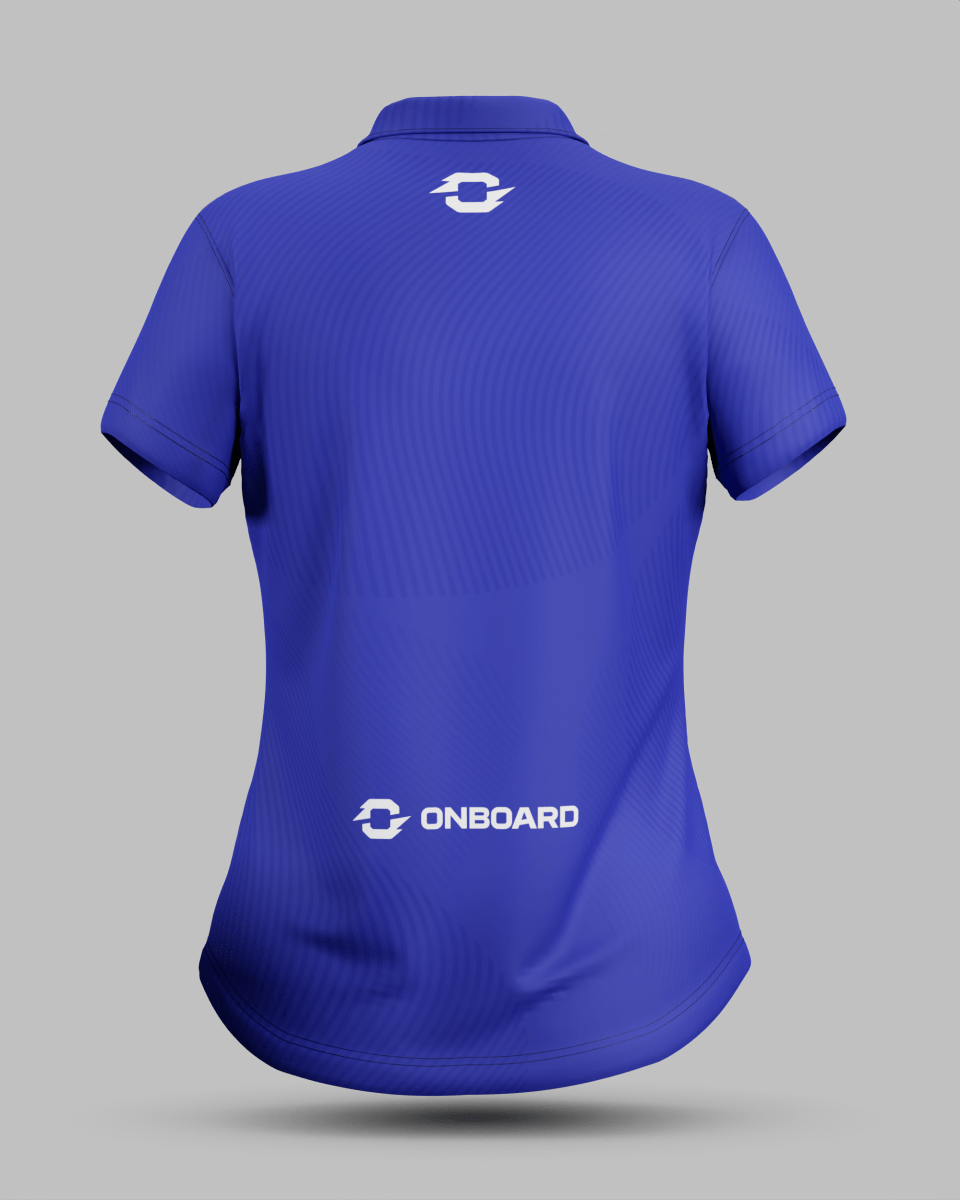 Womens Eclipse 1/4 Zip Polo Collar Jersey - Onboard Sportswear