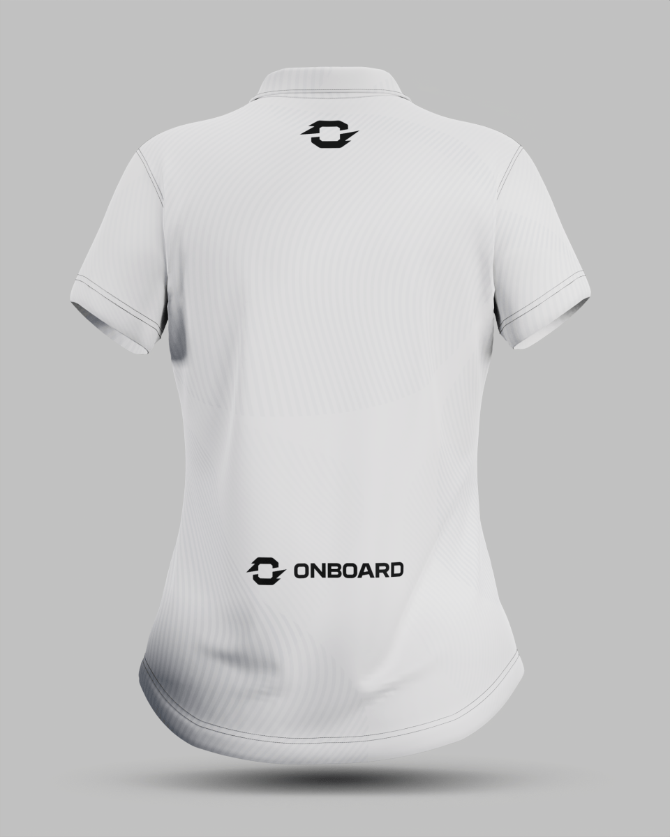 Womens Eclipse 1/4 Zip Polo Collar Jersey - Onboard Sportswear