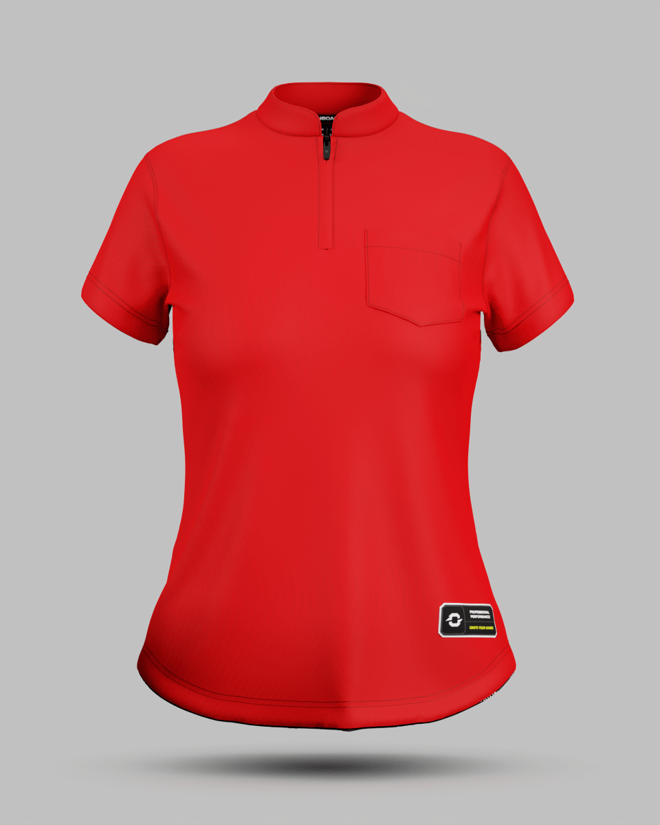 Womens Eclipse 1/4 Zip Pro Collar Jersey With Pocket - Onboard Sportswear