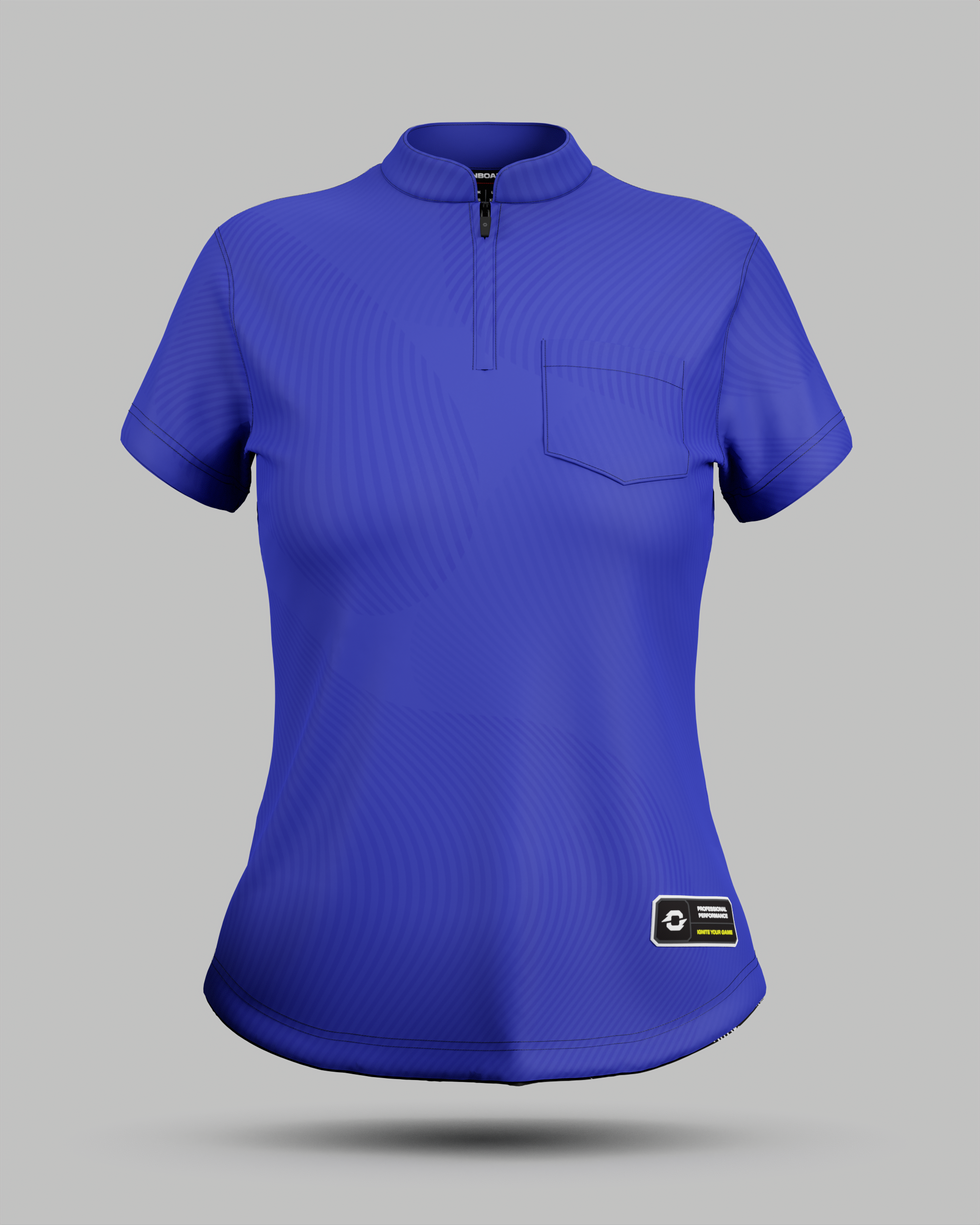 Womens Eclipse 1/4 Zip Pro Collar Jersey With Pocket