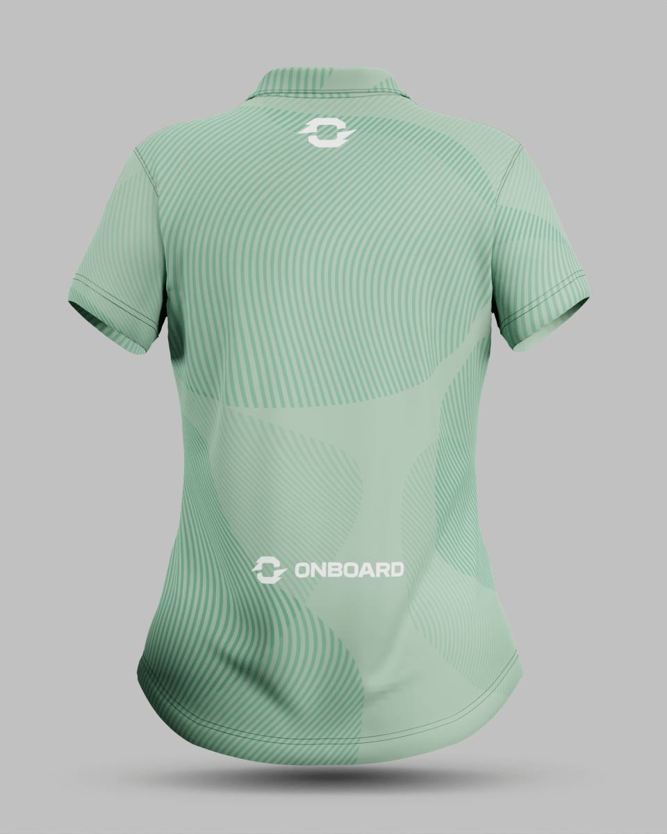 Womens Eclipse 3 Button Polo Collar Jersey - Onboard Sportswear