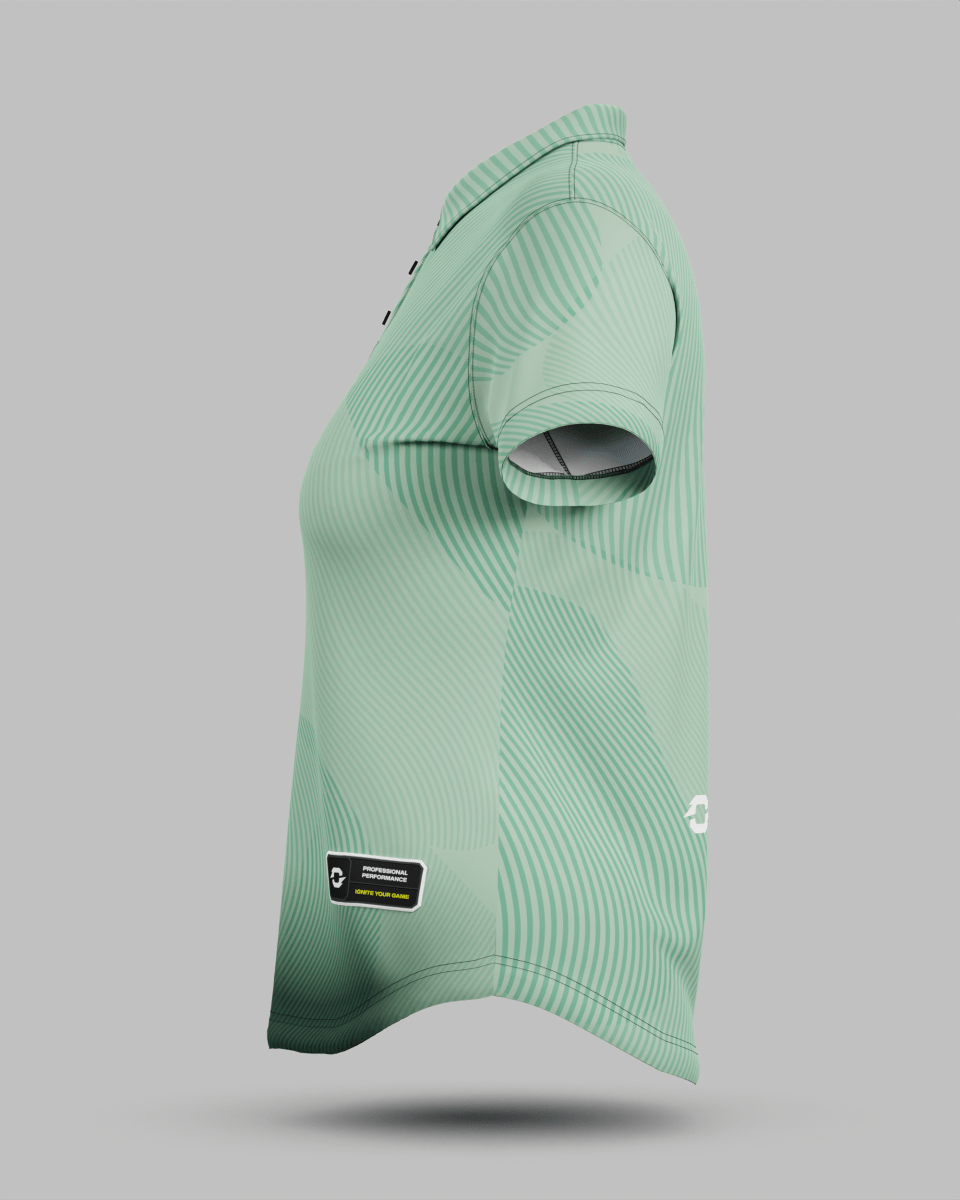 Womens Eclipse 3 Button Polo Collar Jersey - Onboard Sportswear